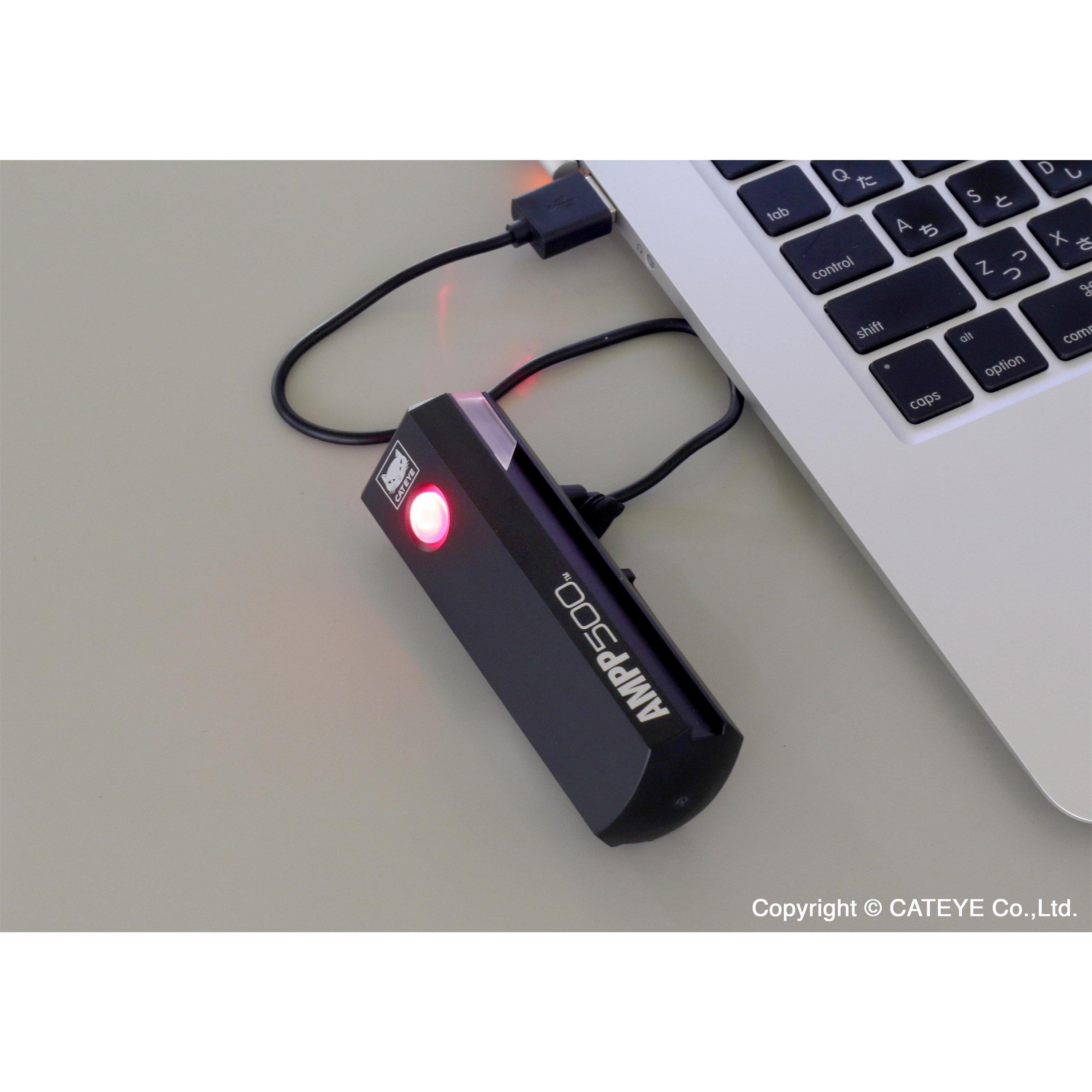 Zwart - Cateye - Camera Cycle Front Light - 12