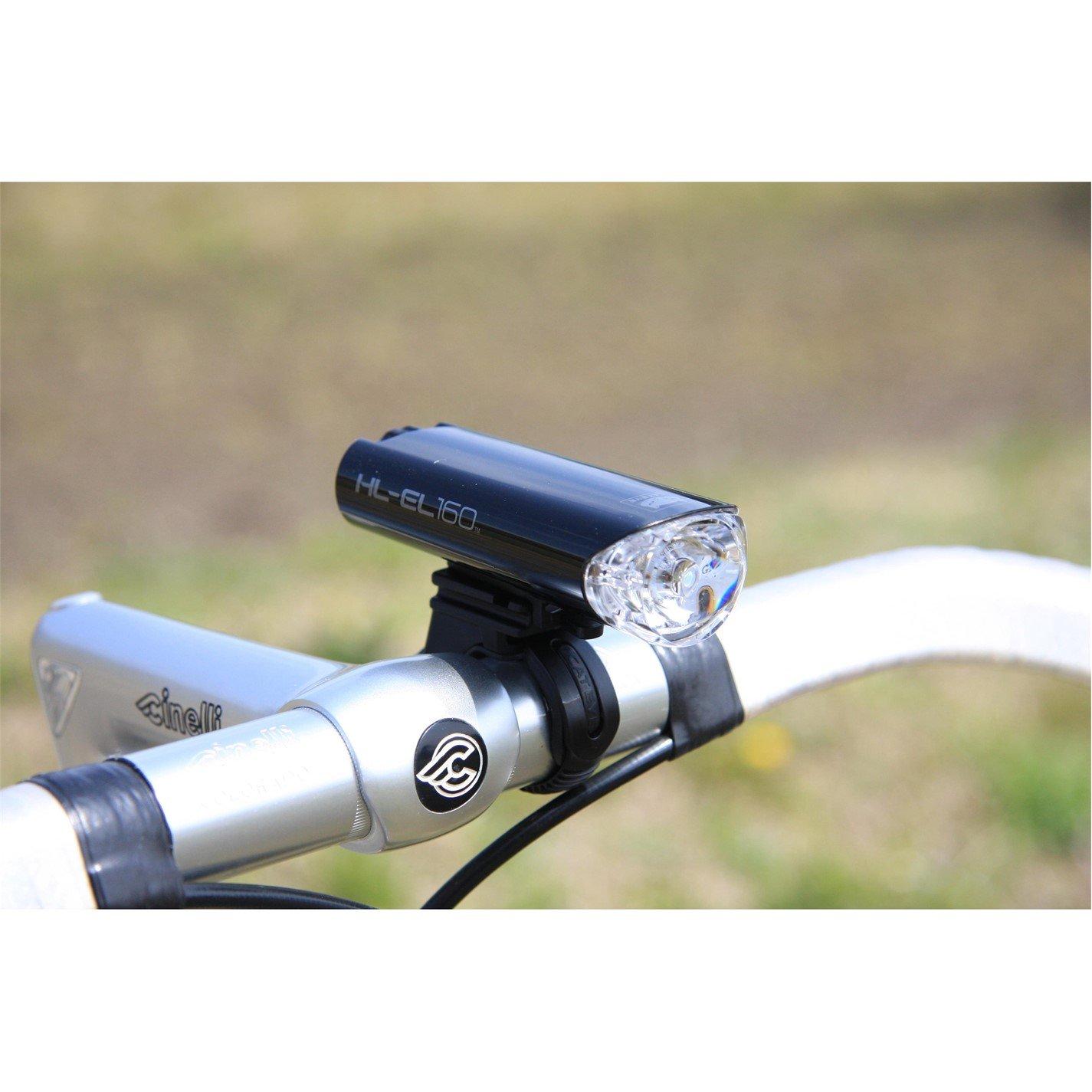 Black - Cateye - EL-160 LED Front Bike Light - 2