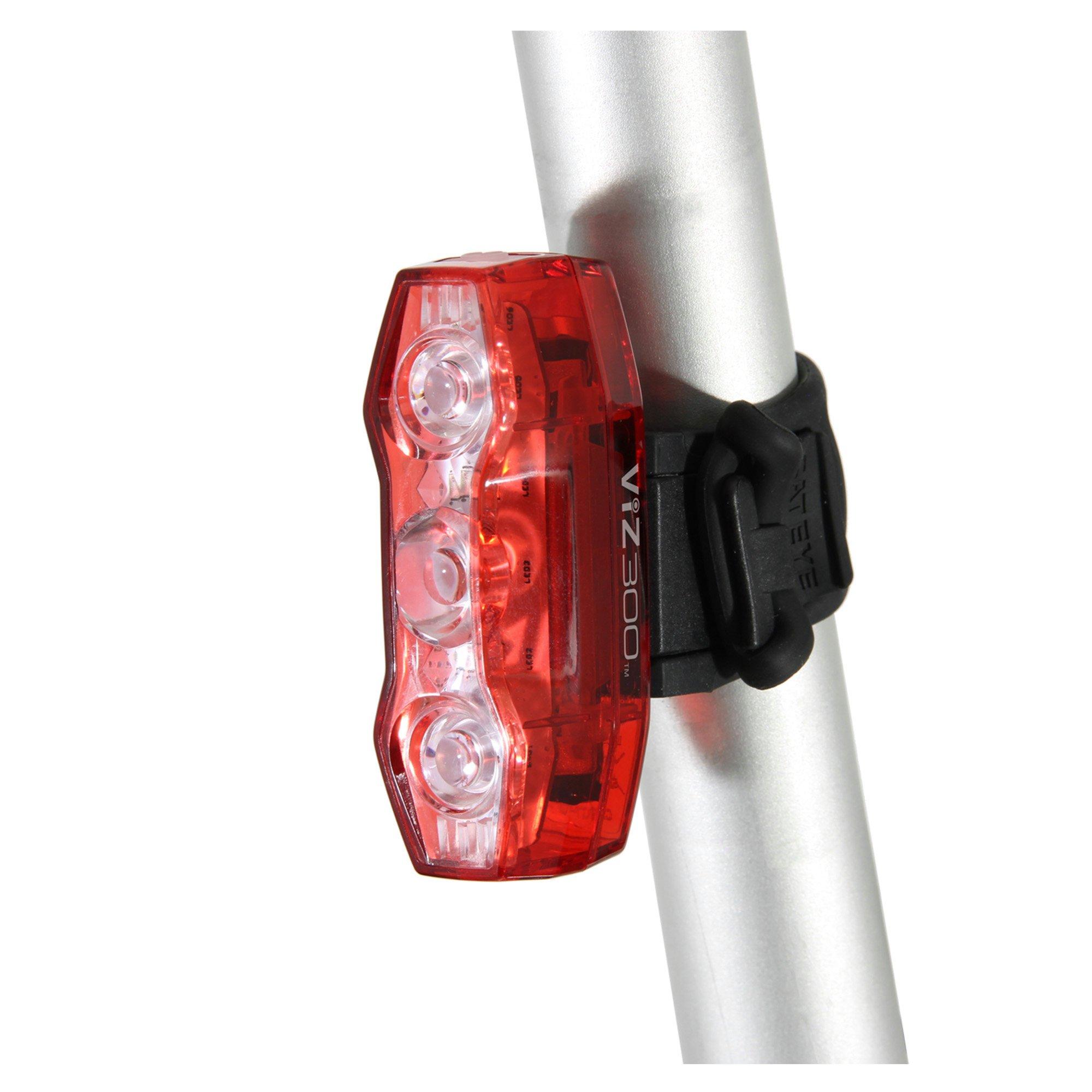 Rood - Cateye - VIZ 300 Rear Bike Light - 2