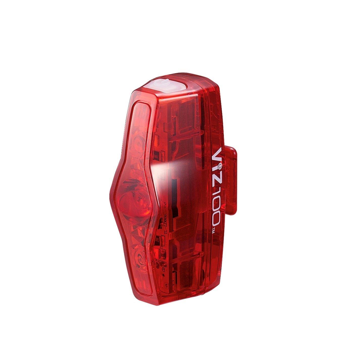 Black - Cateye - CatEye VIZ 100 Rear Bike Light - 1