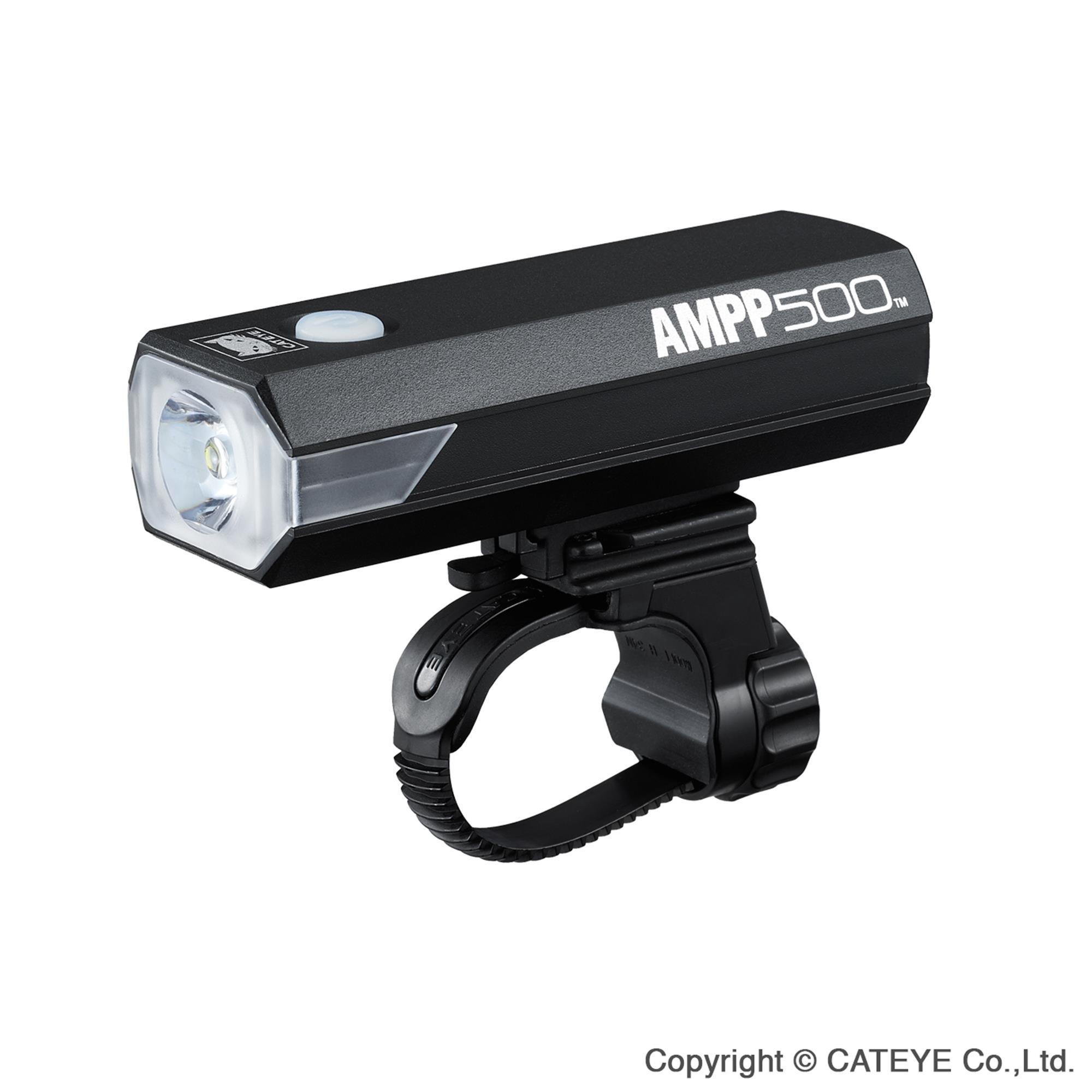 Black - Cateye - CatEye AMPP 500S & VIZ 150 Bike Light Set - 1