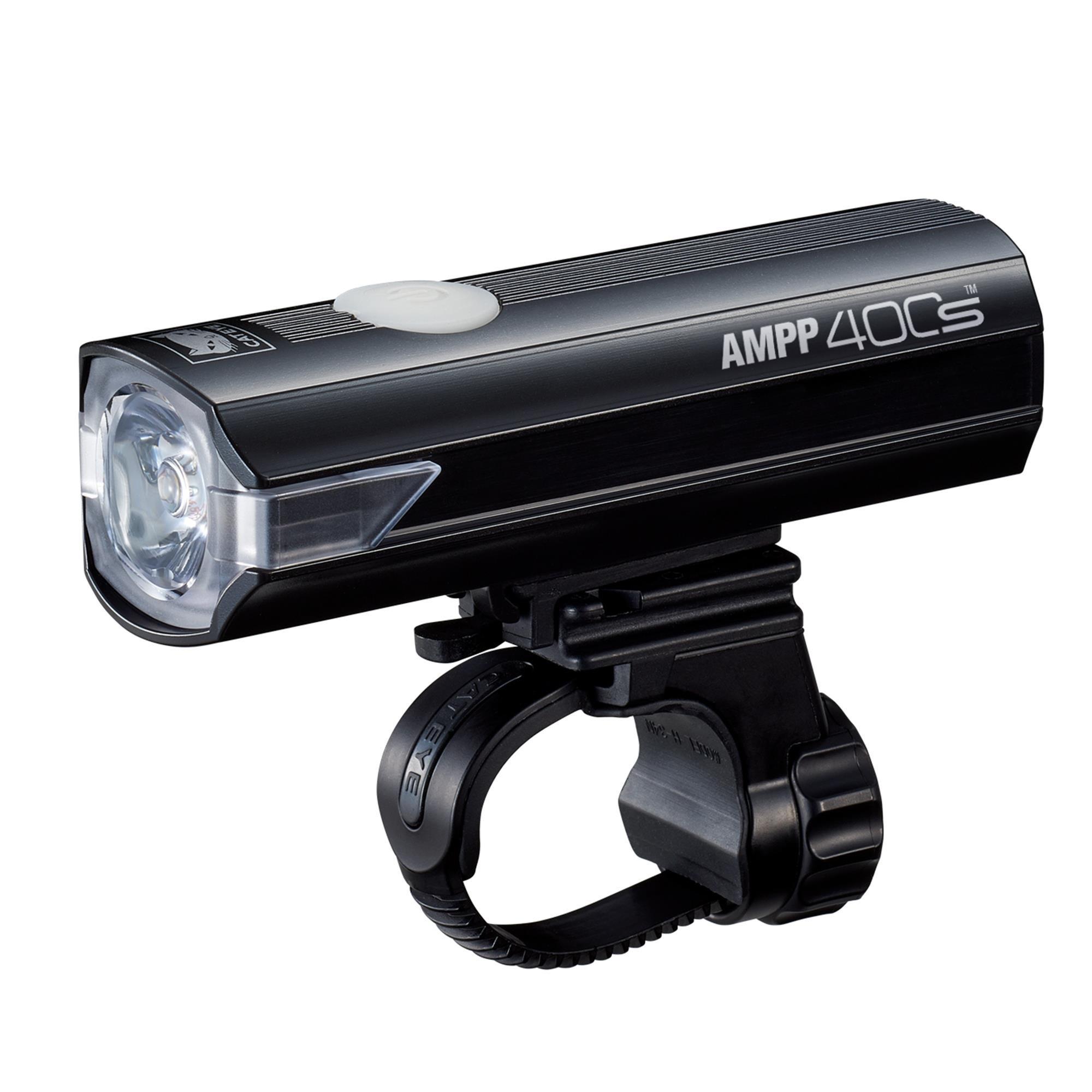 Zwart - Cateye - AMPP400S Bike Light Set - 2