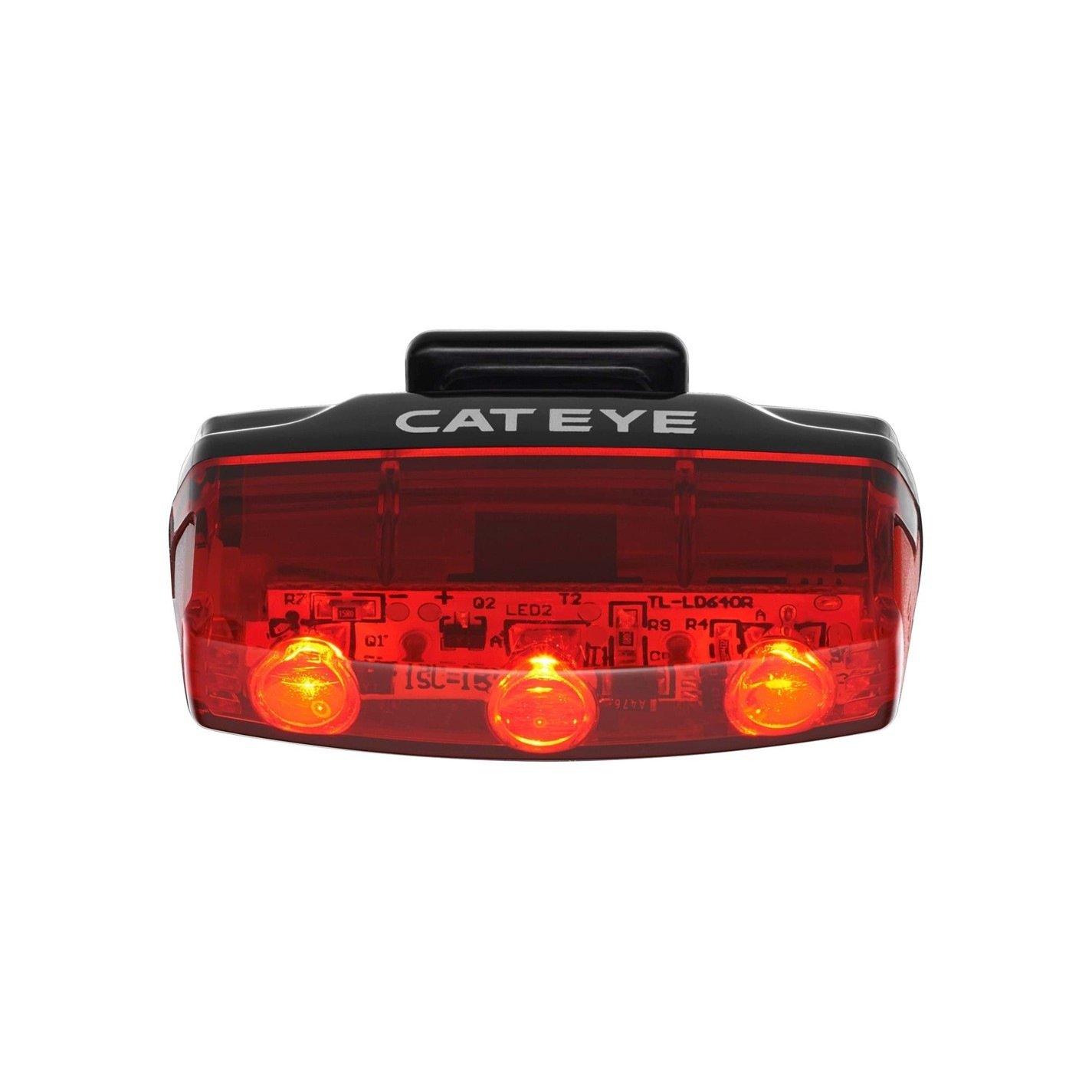 Black - Cateye - Rapid Micro USB Rear Light - 2