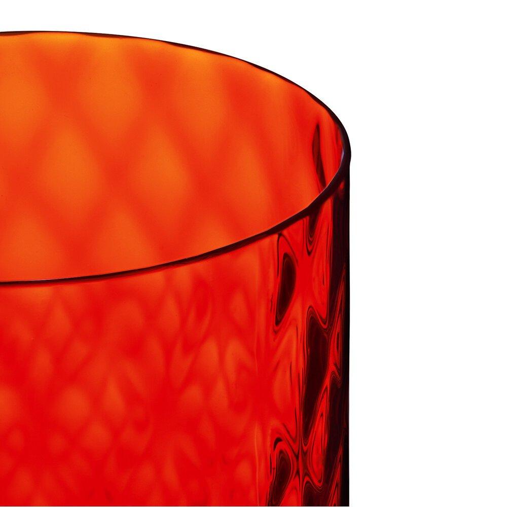 Red - Dolce and Gabbana Casa - DolceandGabbanaCasa Carretto Red Wine Glass - Orange - 3