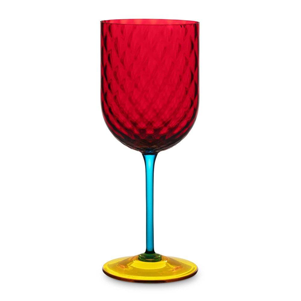 Dolce And Gabbana Casa  Red Dolceandgabbanacasa Carretto Wine Glass