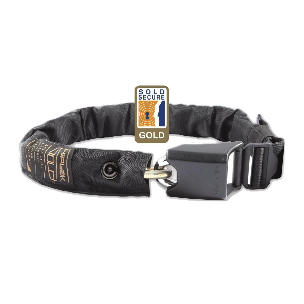 Hiplok  Gold Wearable Chain Lock - Black