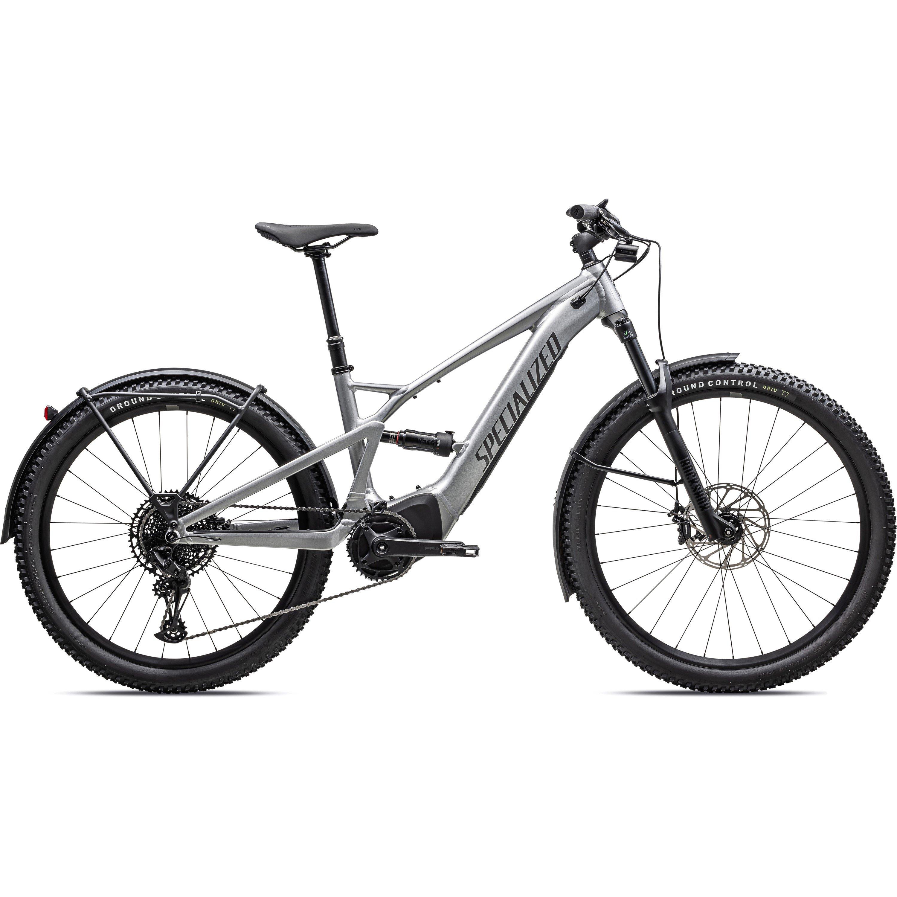 Silver / Smoke - Specialized - Turbo Tero X 4.0 2024 Electric Mountain Bike - 1