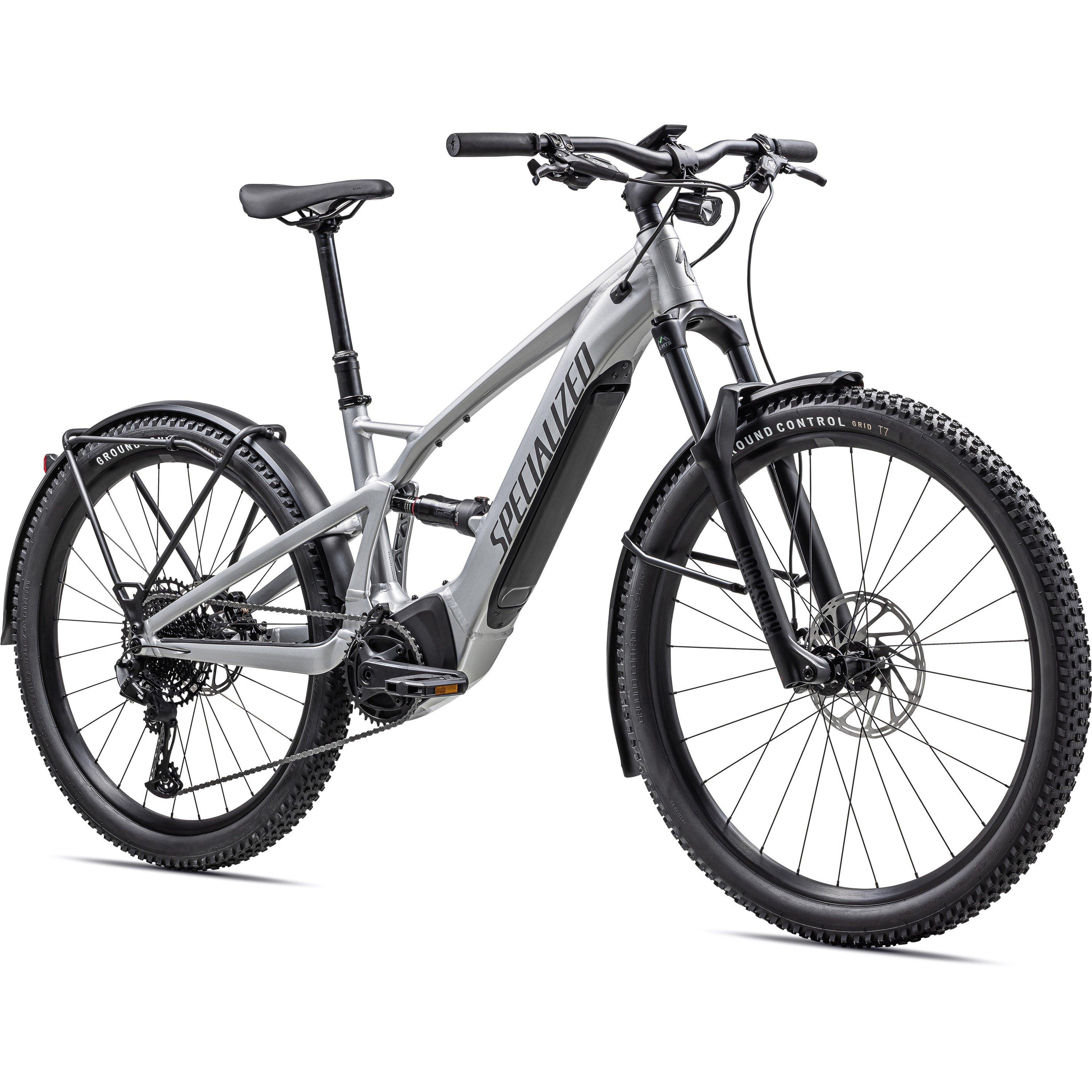 Silver / Smoke - Specialized - Turbo Tero X 4.0 2024 Electric Mountain Bike - 2