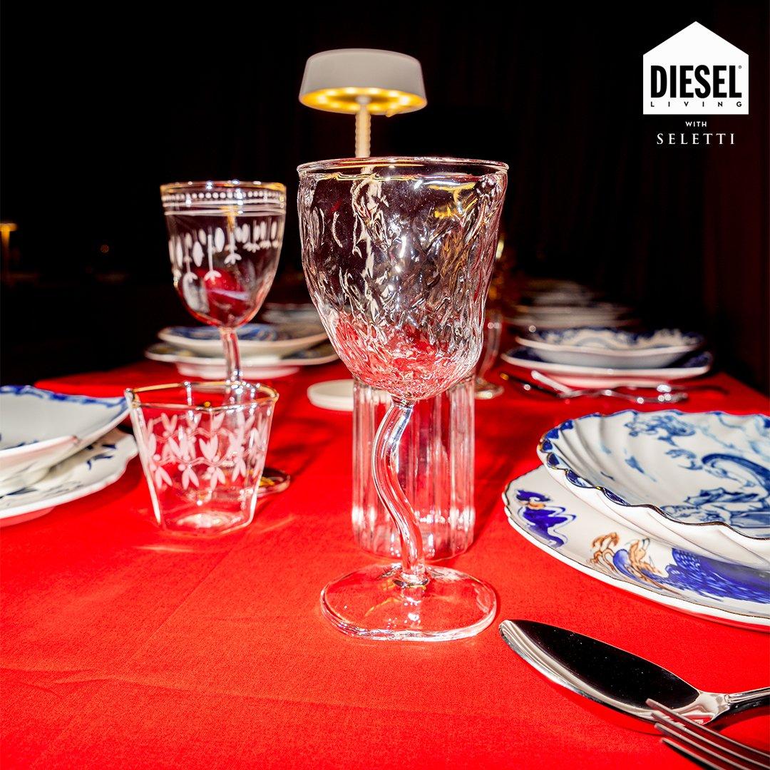 Clear - Seletti - Classics on Acid Wine Glass - Diamonds - 3