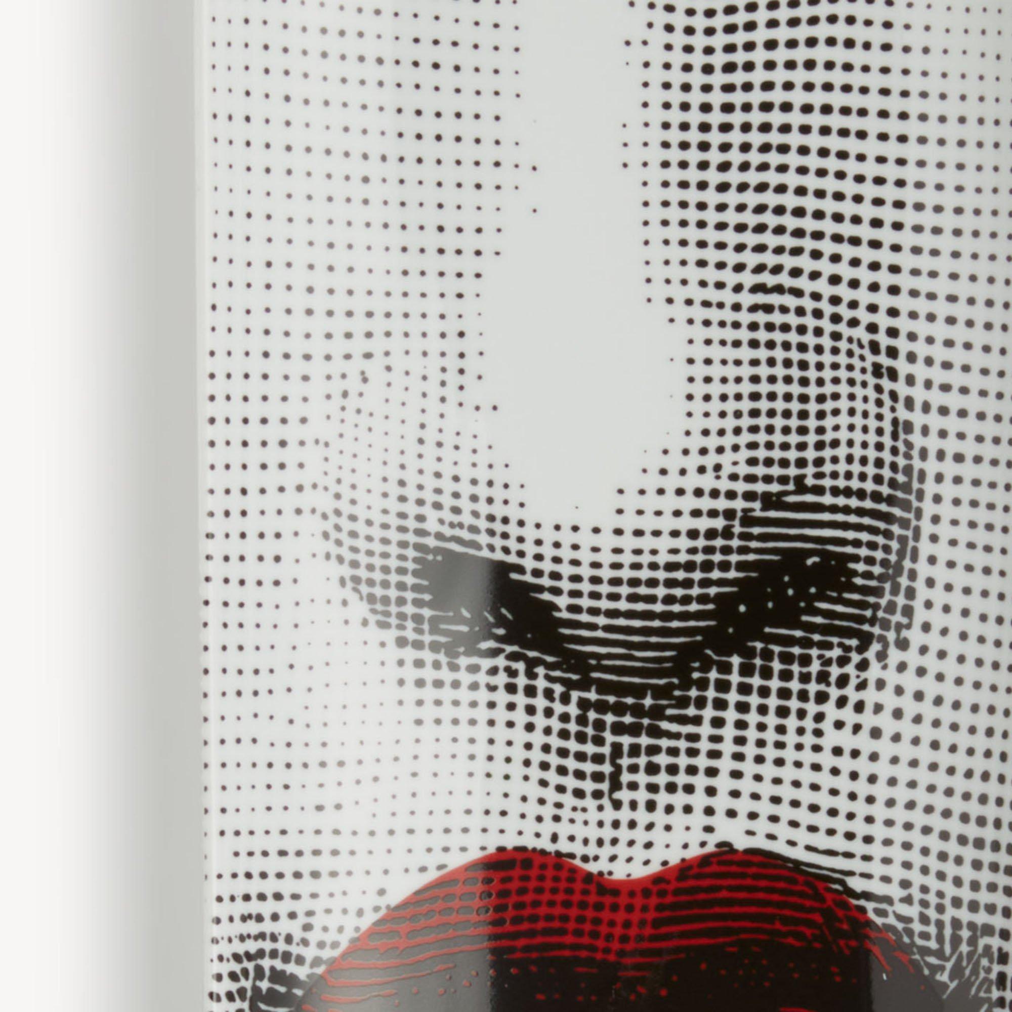 Black/white/red - Fornasetti - Tema e Variazioni Rectangular Tray No 397 - 3