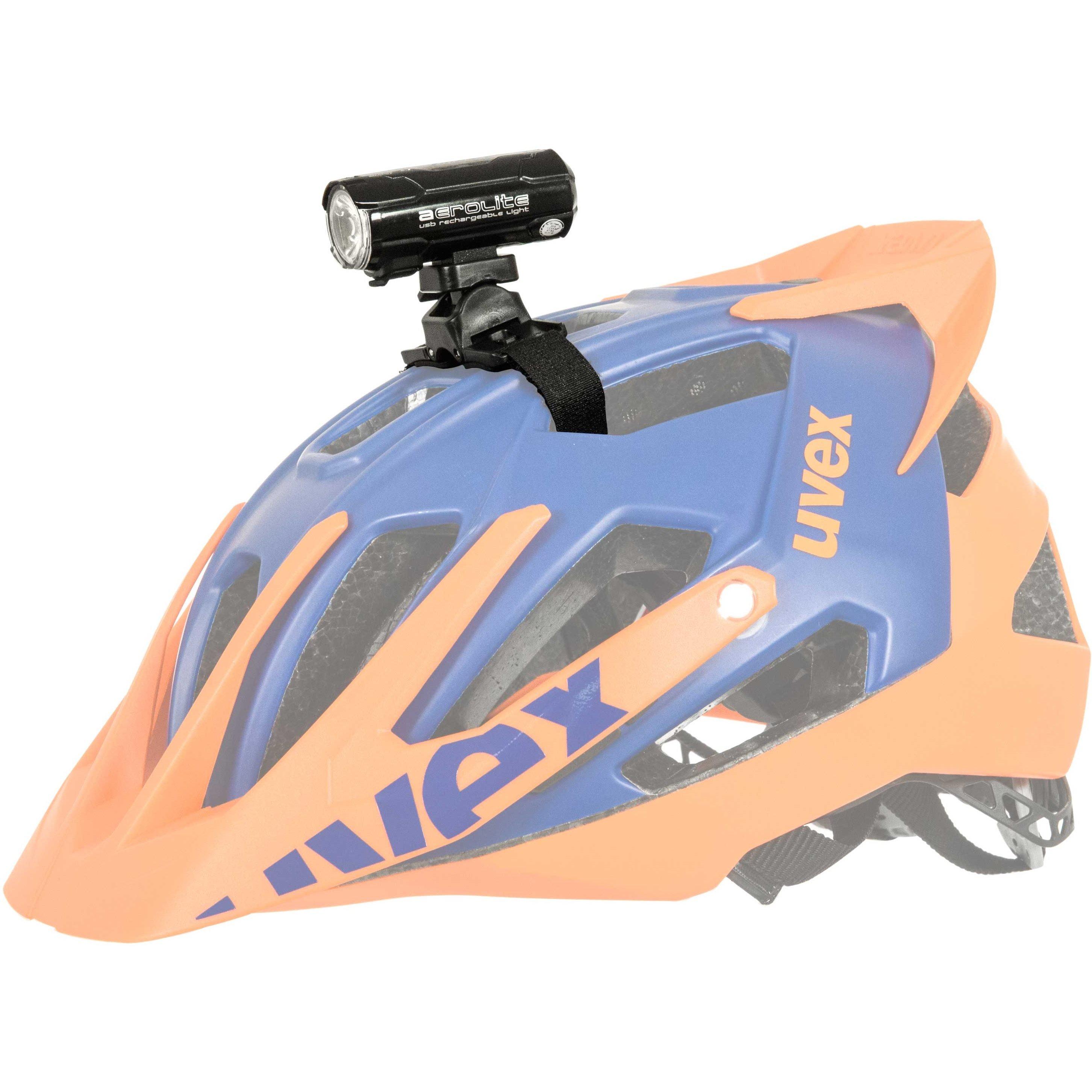 Black - Moon Sport - Moon Aerolite Helmet Light - 60/10 Lumen - 2