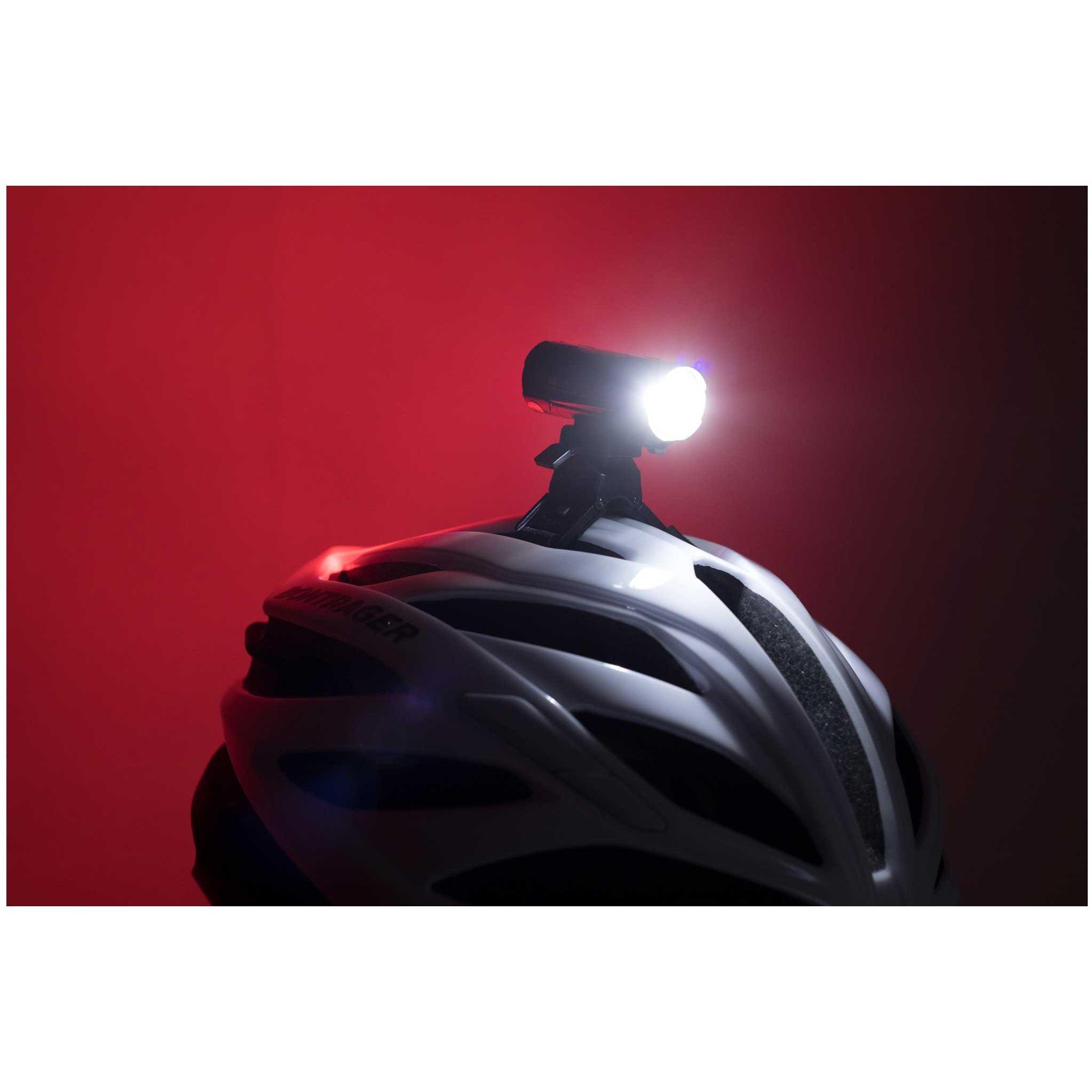 Black - Moon Sport - Moon Aerolite Helmet Light - 60/10 Lumen - 4