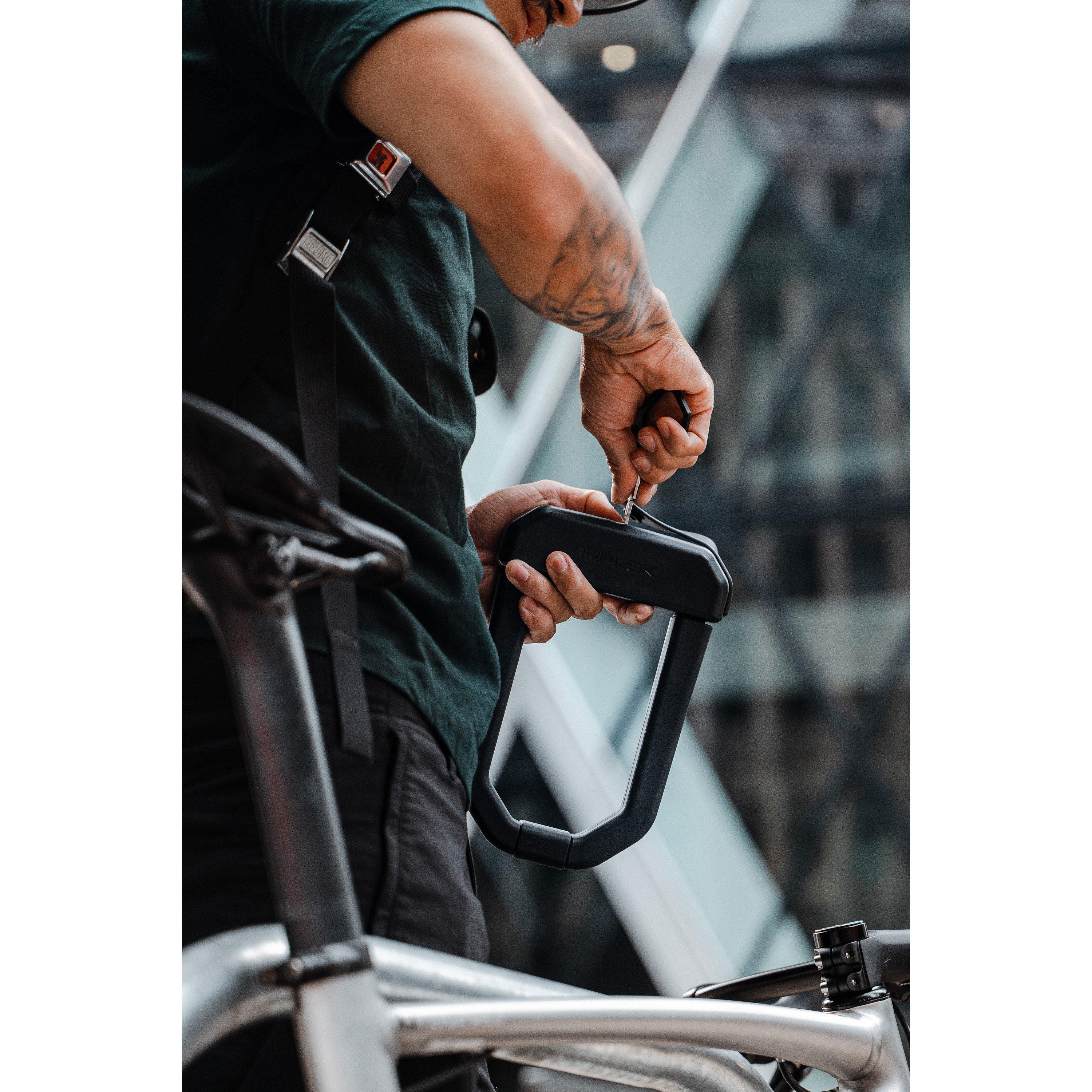 Crna - Hiplok - D1000 Anti-Angle Grinder Bike Lock - 5