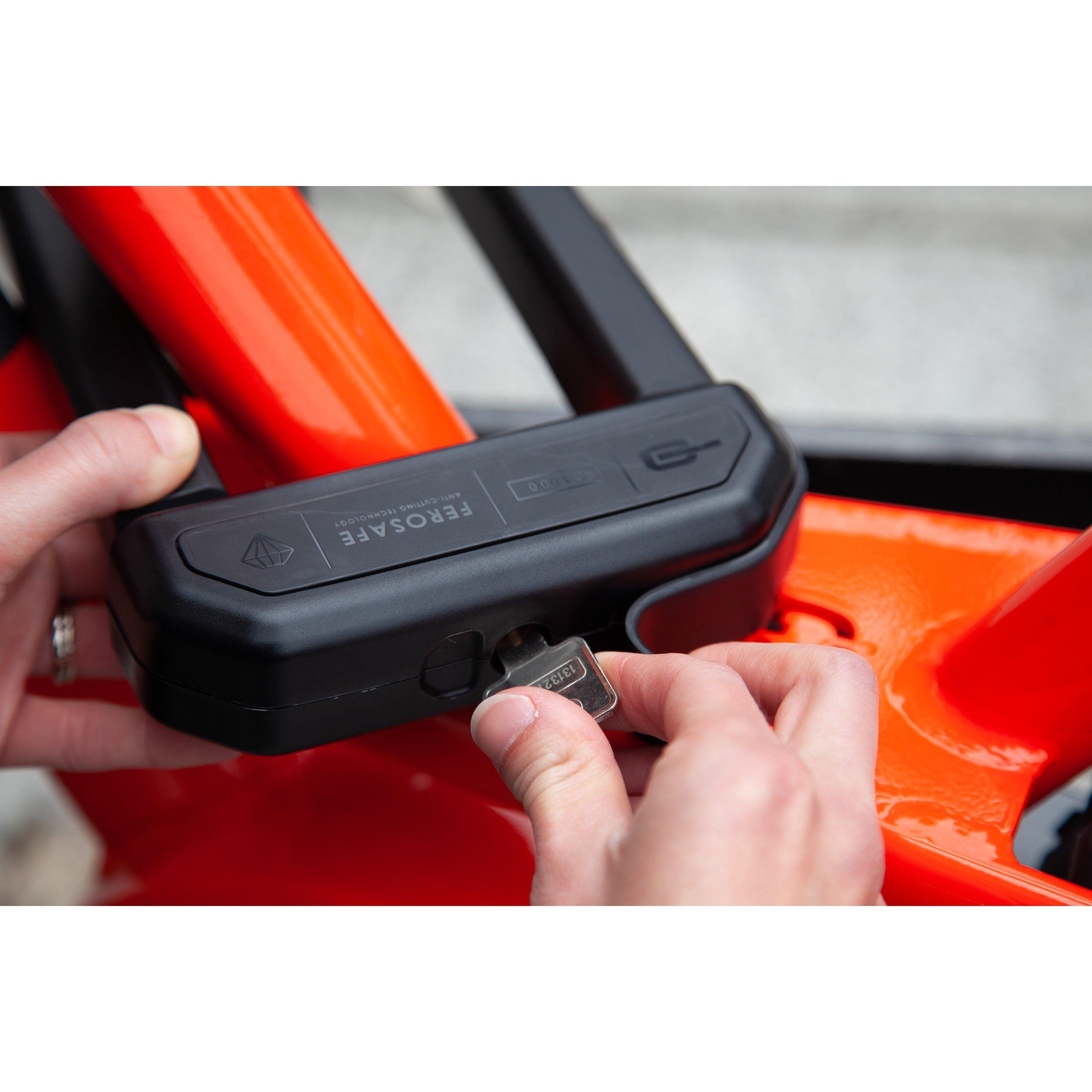 Crna - Hiplok - D1000 Anti-Angle Grinder Bike Lock - 7