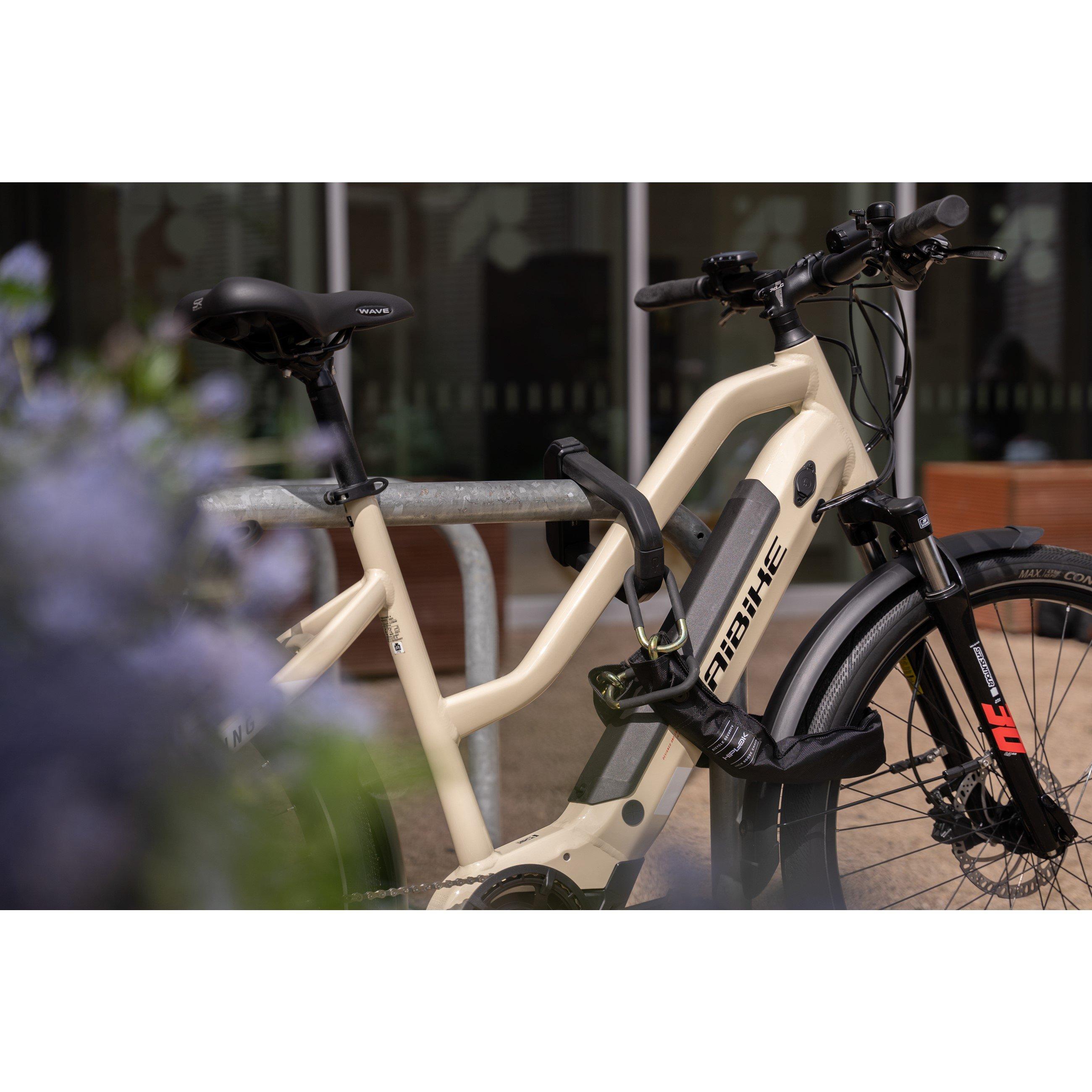 Crna - Hiplok - D1000 Anti-Angle Grinder Bike Lock - 8