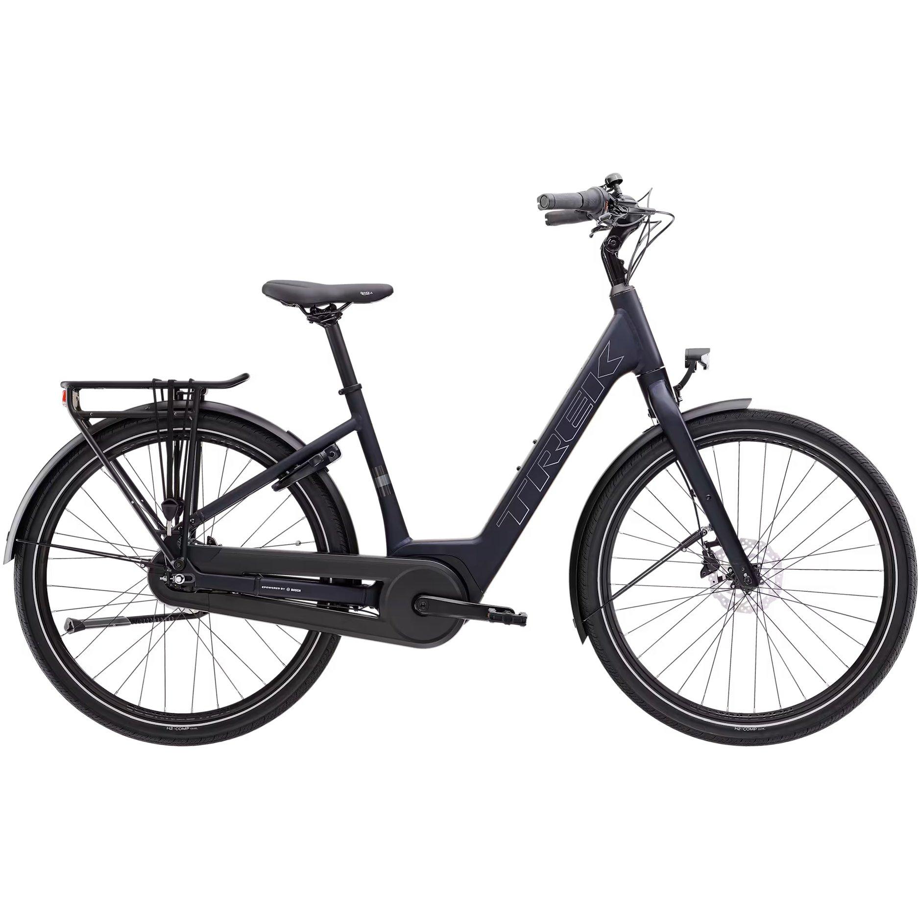 Dark Blue 25 - Trek - District+ 1 Lowstep 2026 Electric Hybrid Bike