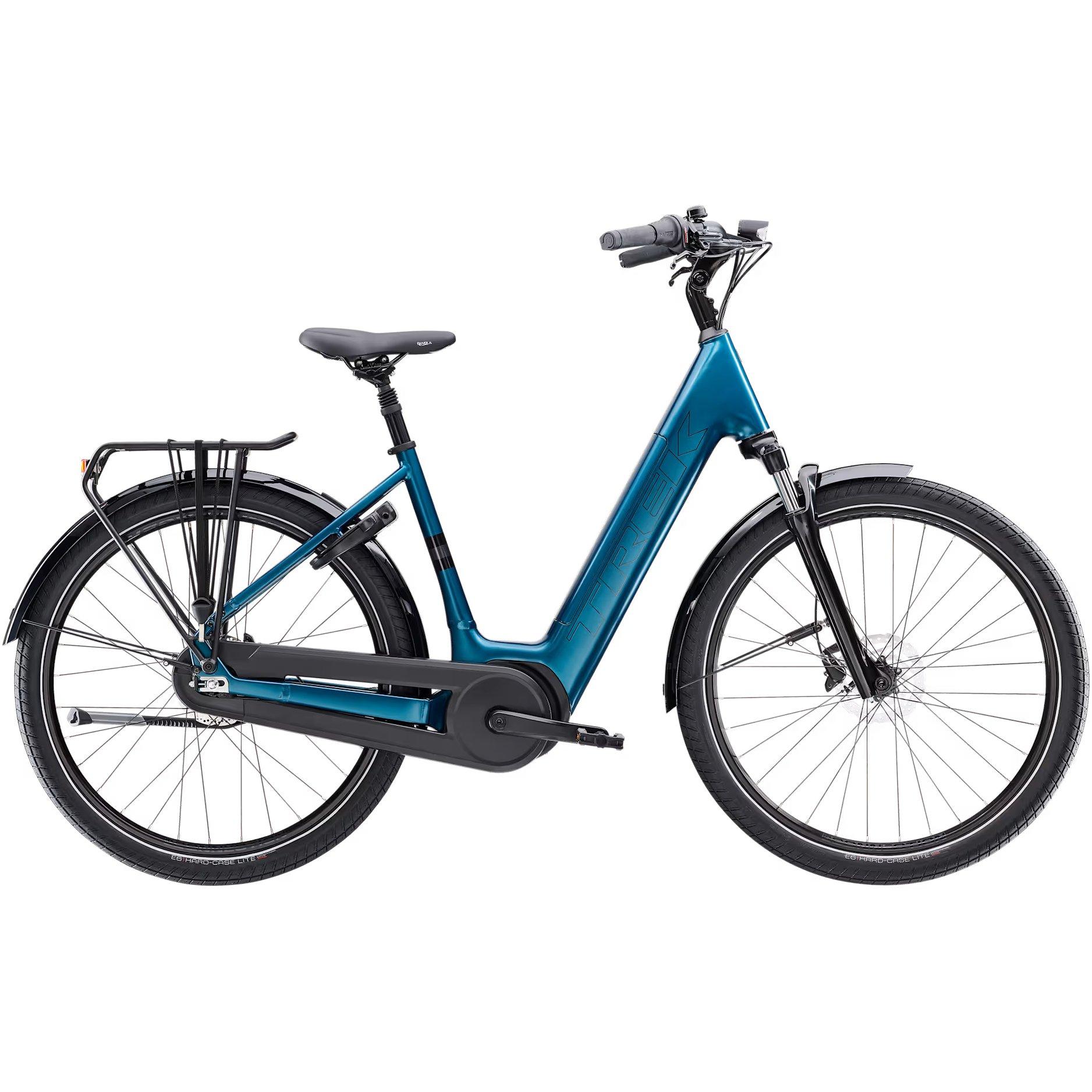 Dark Aquatic25 - Trek - District+ 3 Lowstep 400Wh 2026 Electric Hybrid Bike