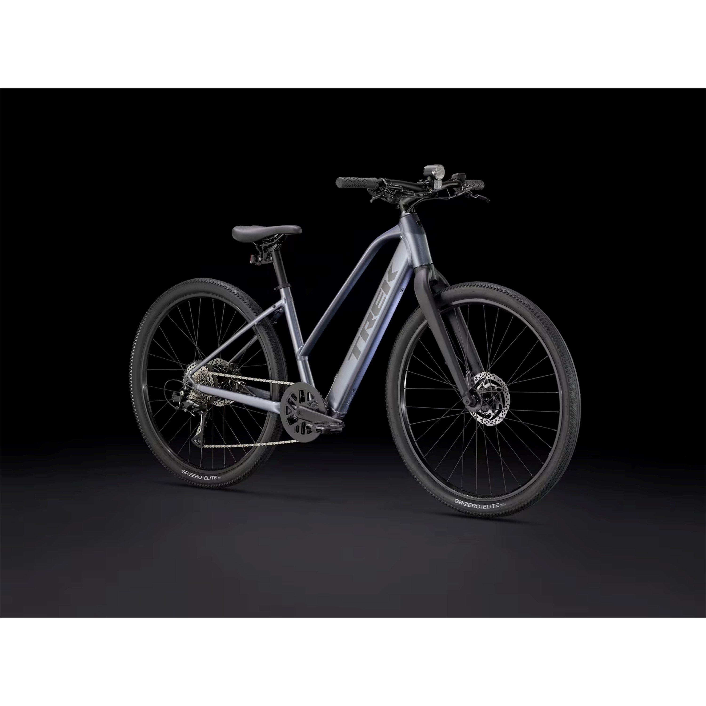 Galactic Grey25 - Trek - Dual Sport+ 2  LT Midstep 2026 Electric Hybrid Bike - 2