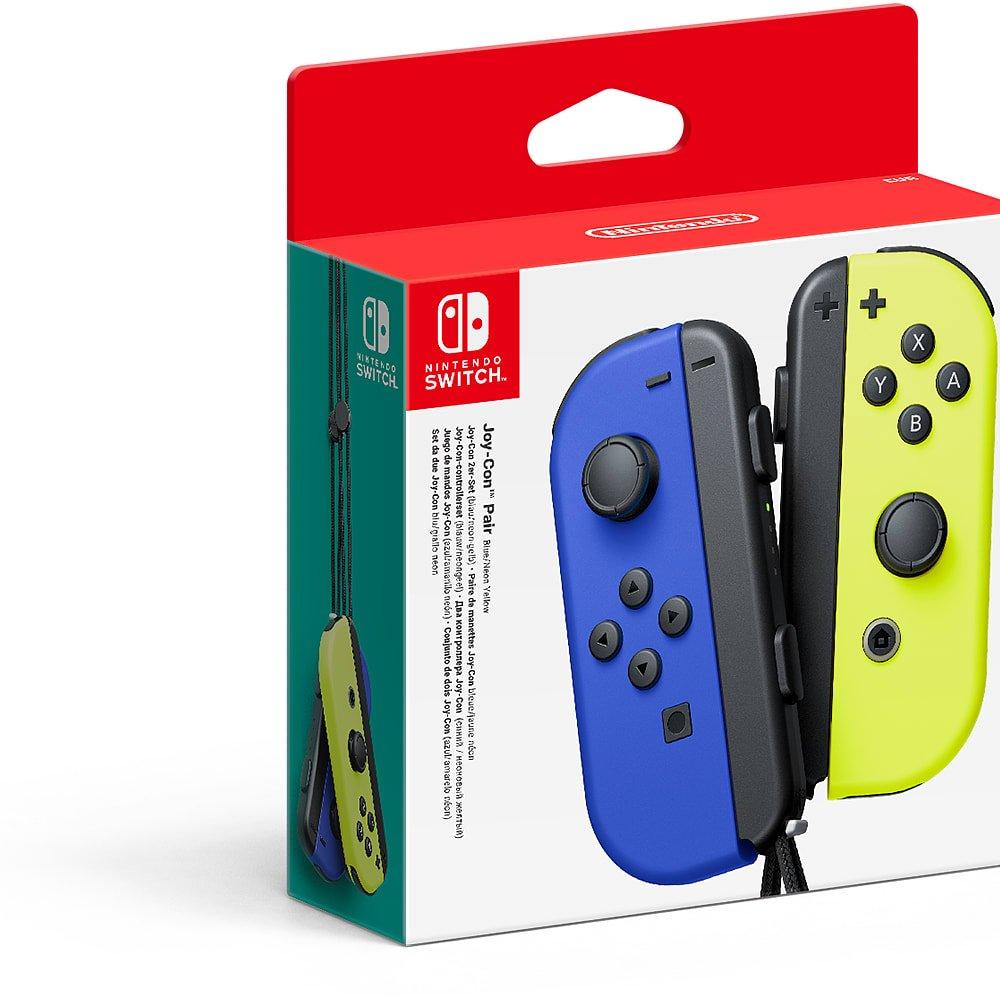 Blue/Yell Neon - Nintendo - Switch Joy-Con Pair: Blue/Yellow - 2