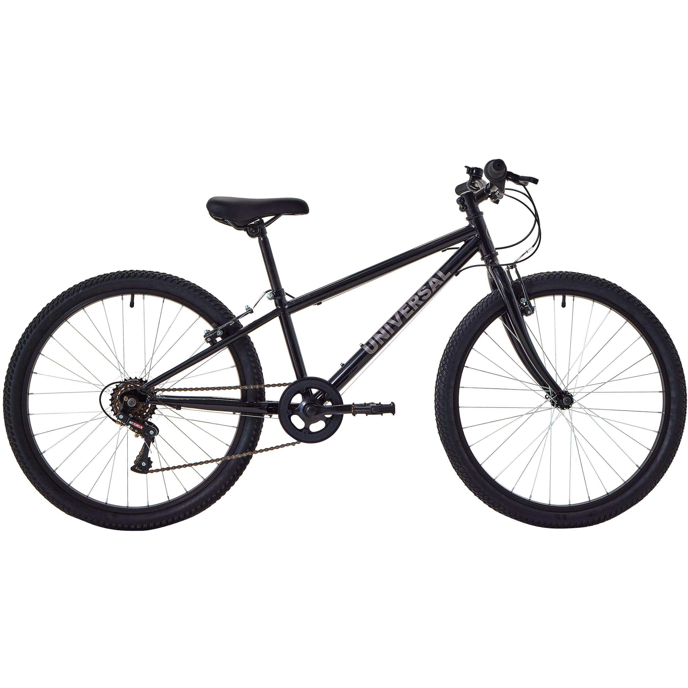 Black - Universal - Junior Bike - 24 Inch Wheel - 1
