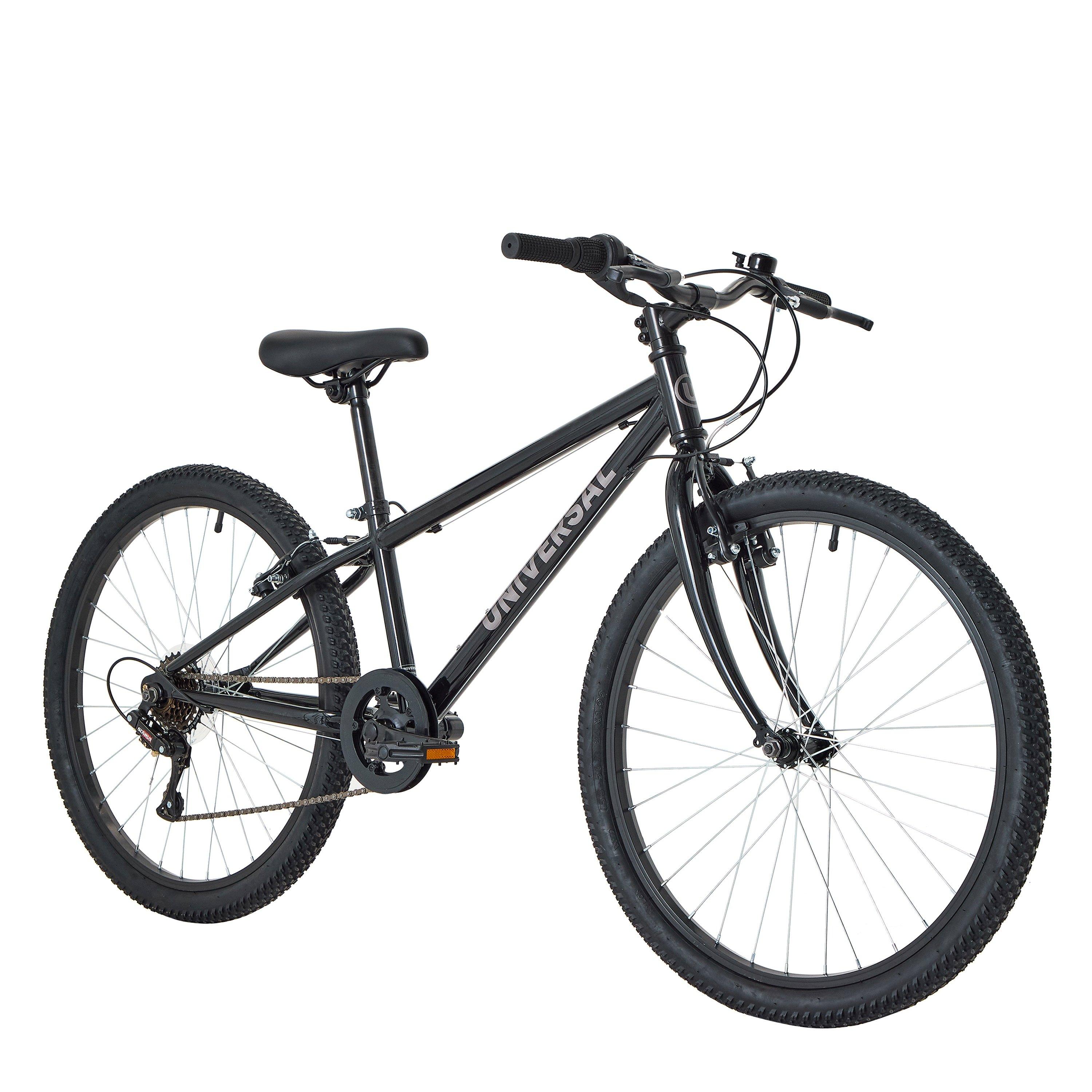 Black - Universal - Junior Bike - 24 Inch Wheel - 2