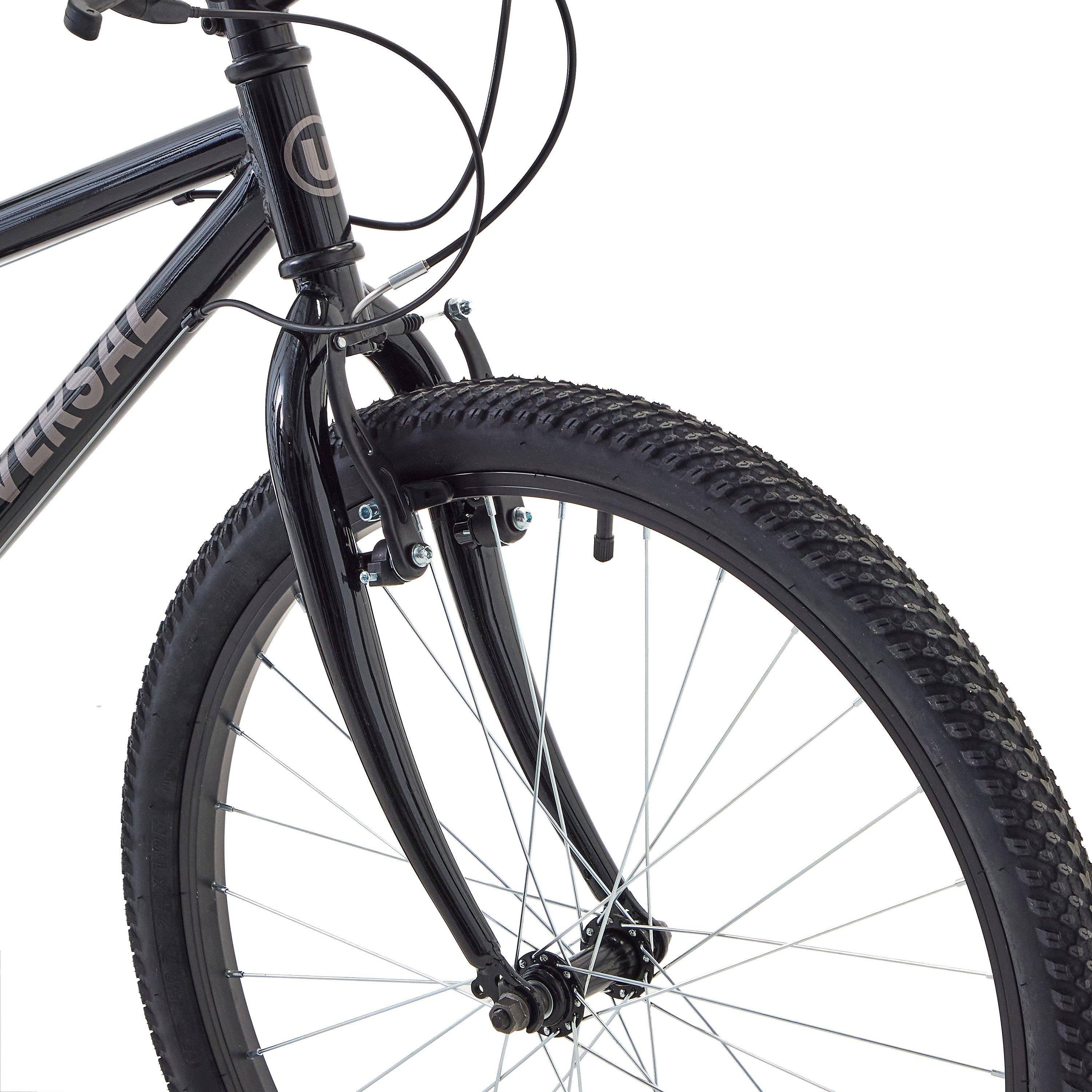 Black - Universal - Junior Bike - 24 Inch Wheel - 5