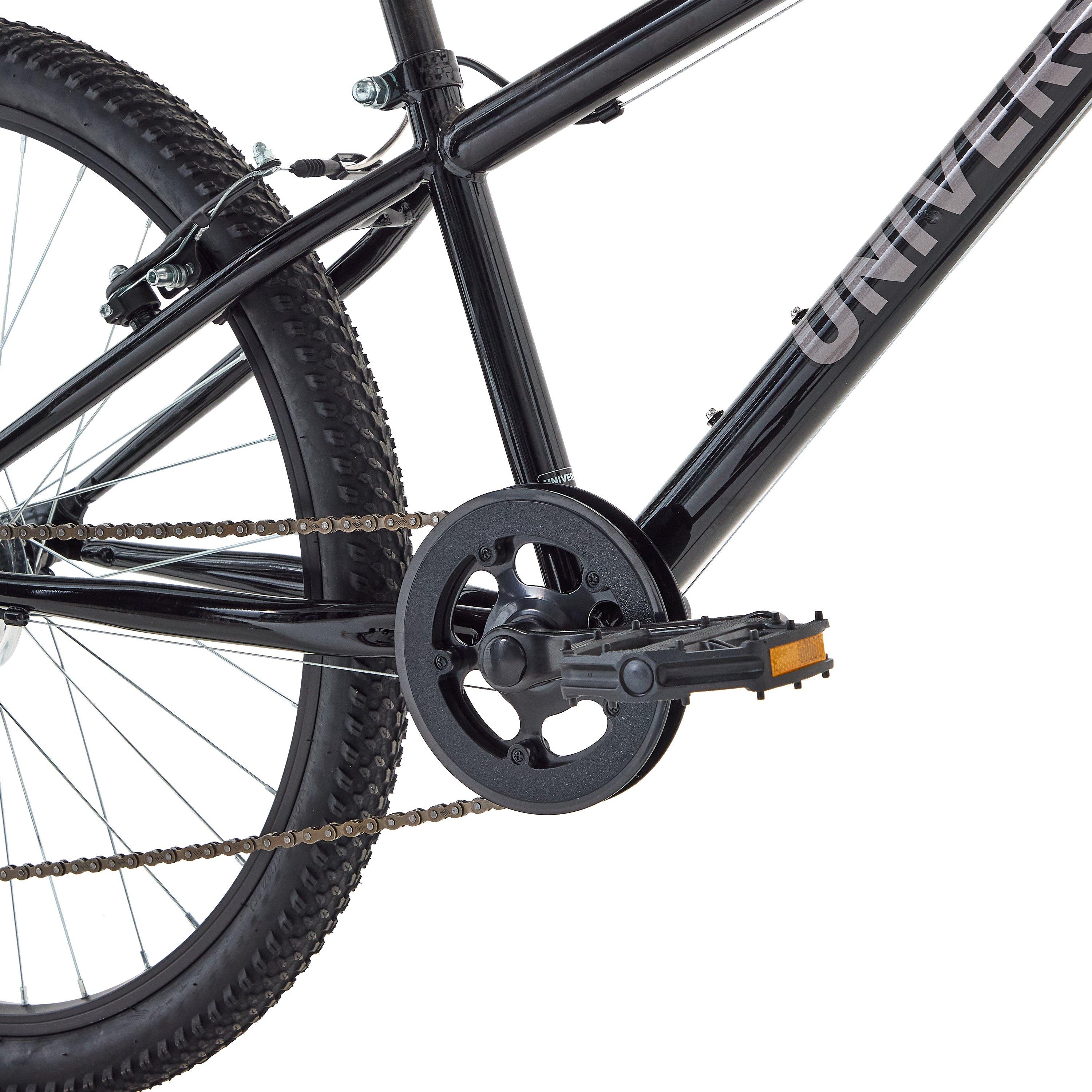 Black - Universal - Junior Bike - 24 Inch Wheel - 6