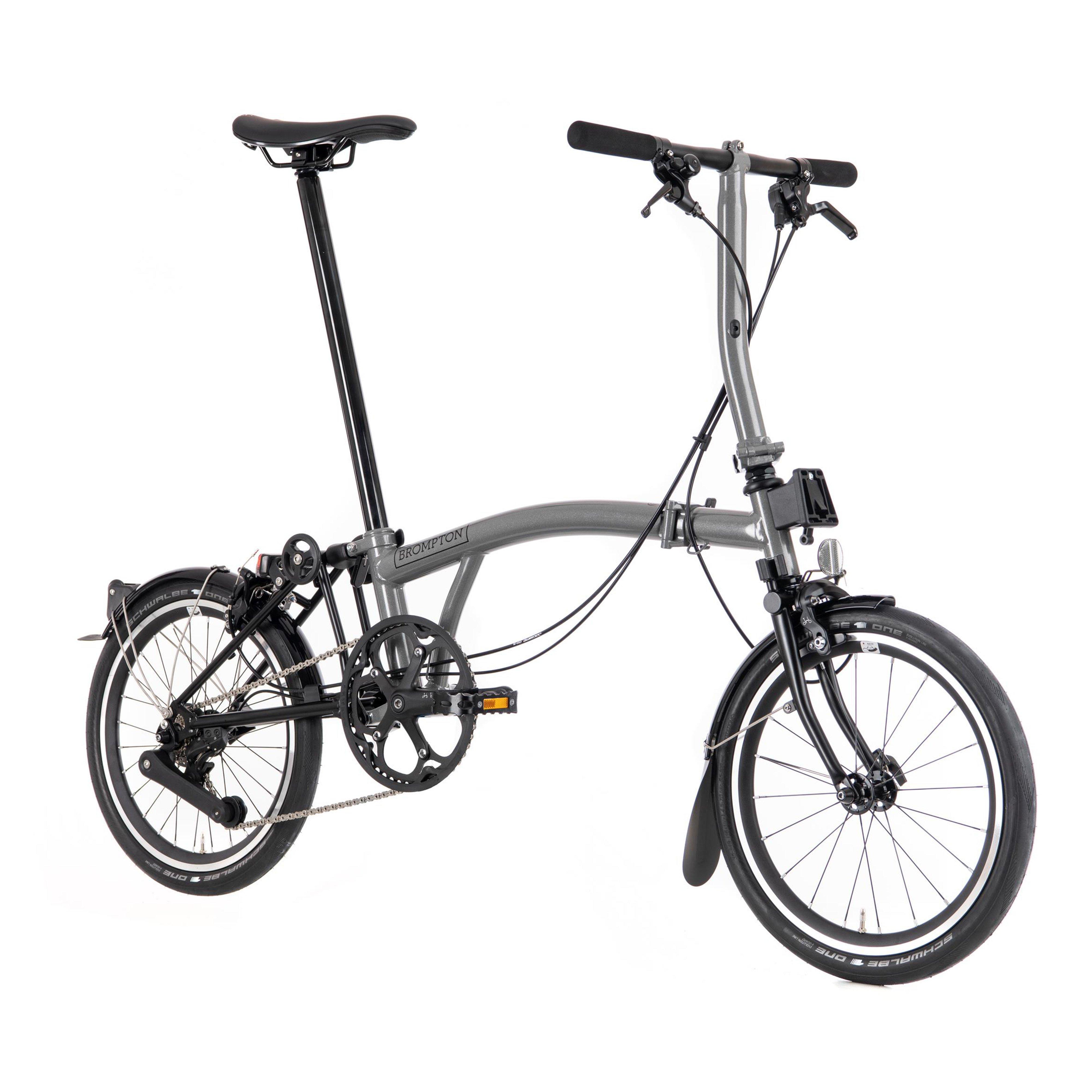Storm Grey - Brompton - P Line Urban - Low Handlebar - 2