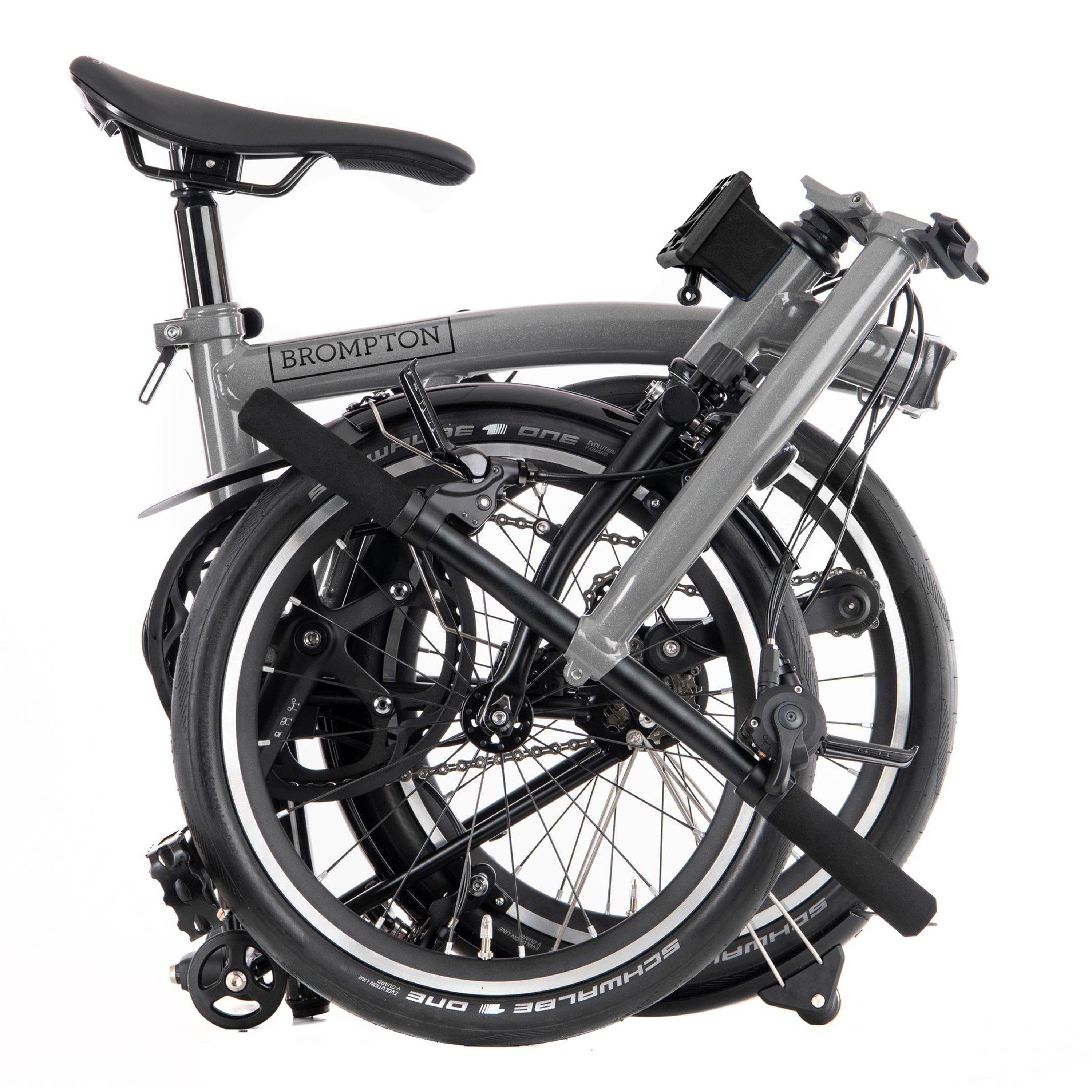 Storm Grey - Brompton - P Line Urban - Low Handlebar - 4