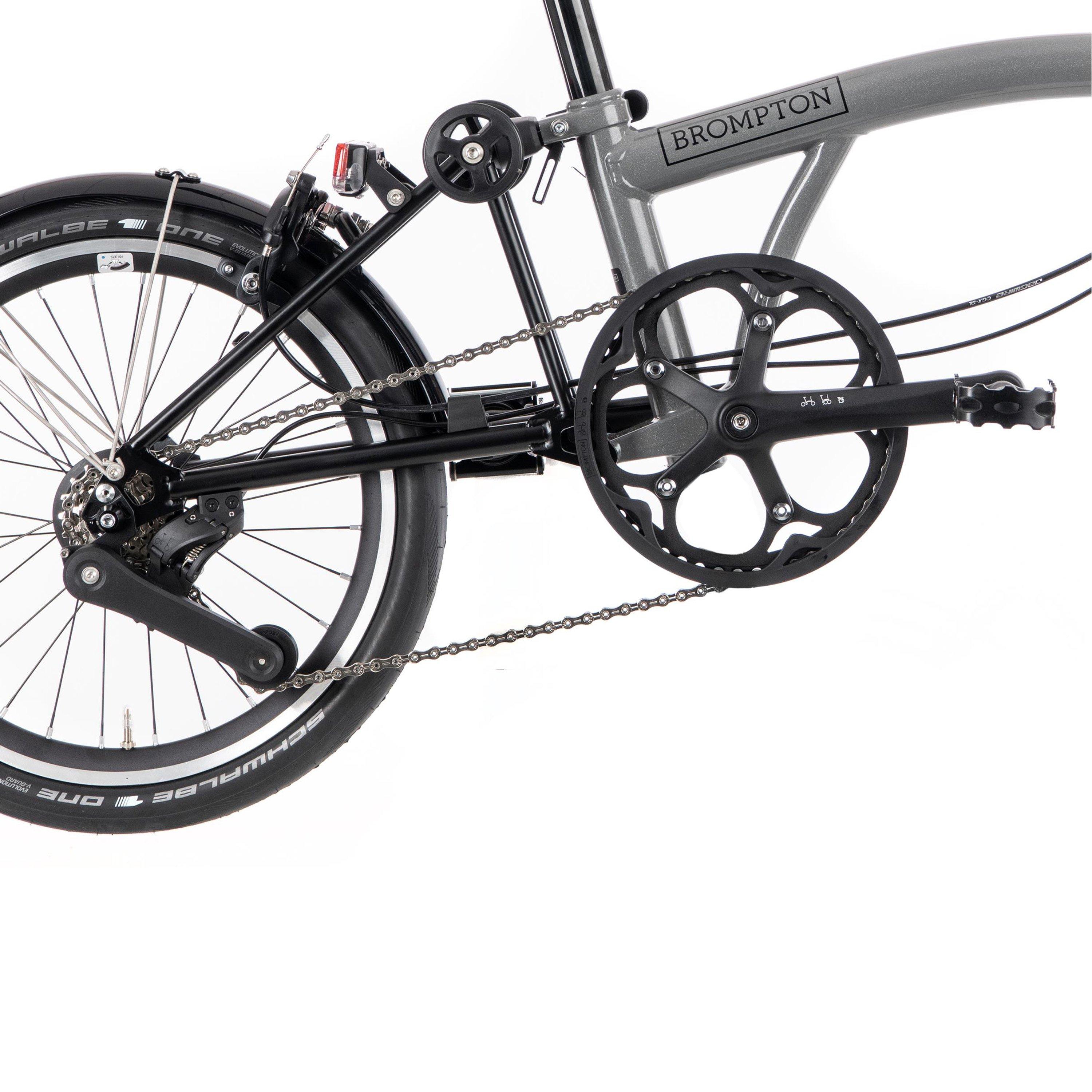 Storm Grey - Brompton - P Line Urban - Low Handlebar - 5