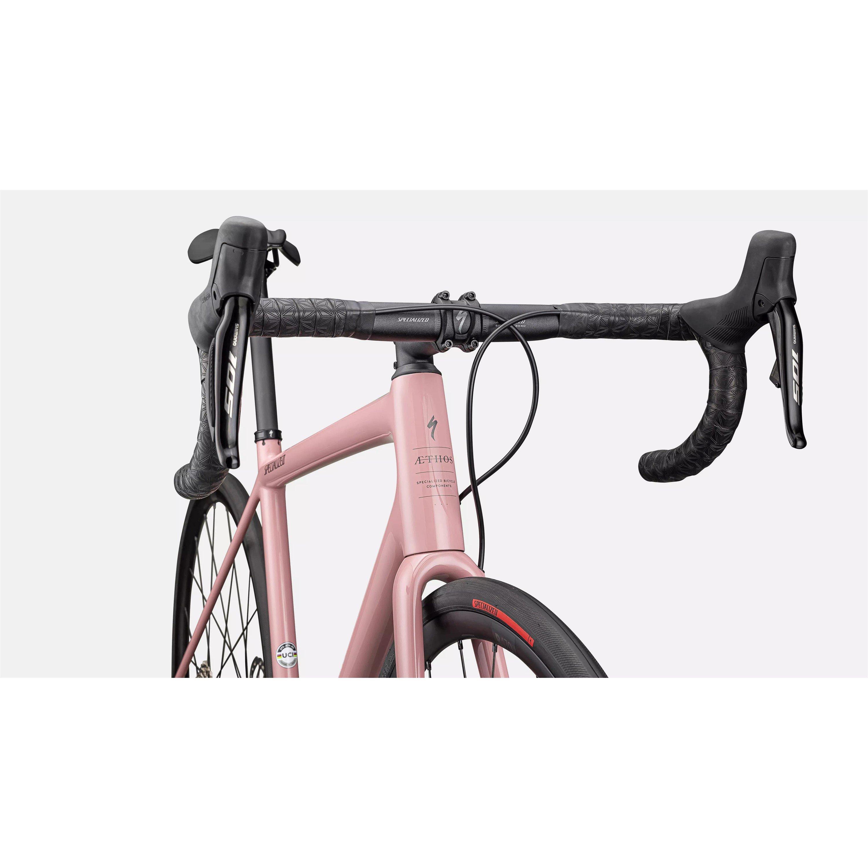 Dusty Pink - Specialized - Aethos Comp 2025 Road Bike - 5