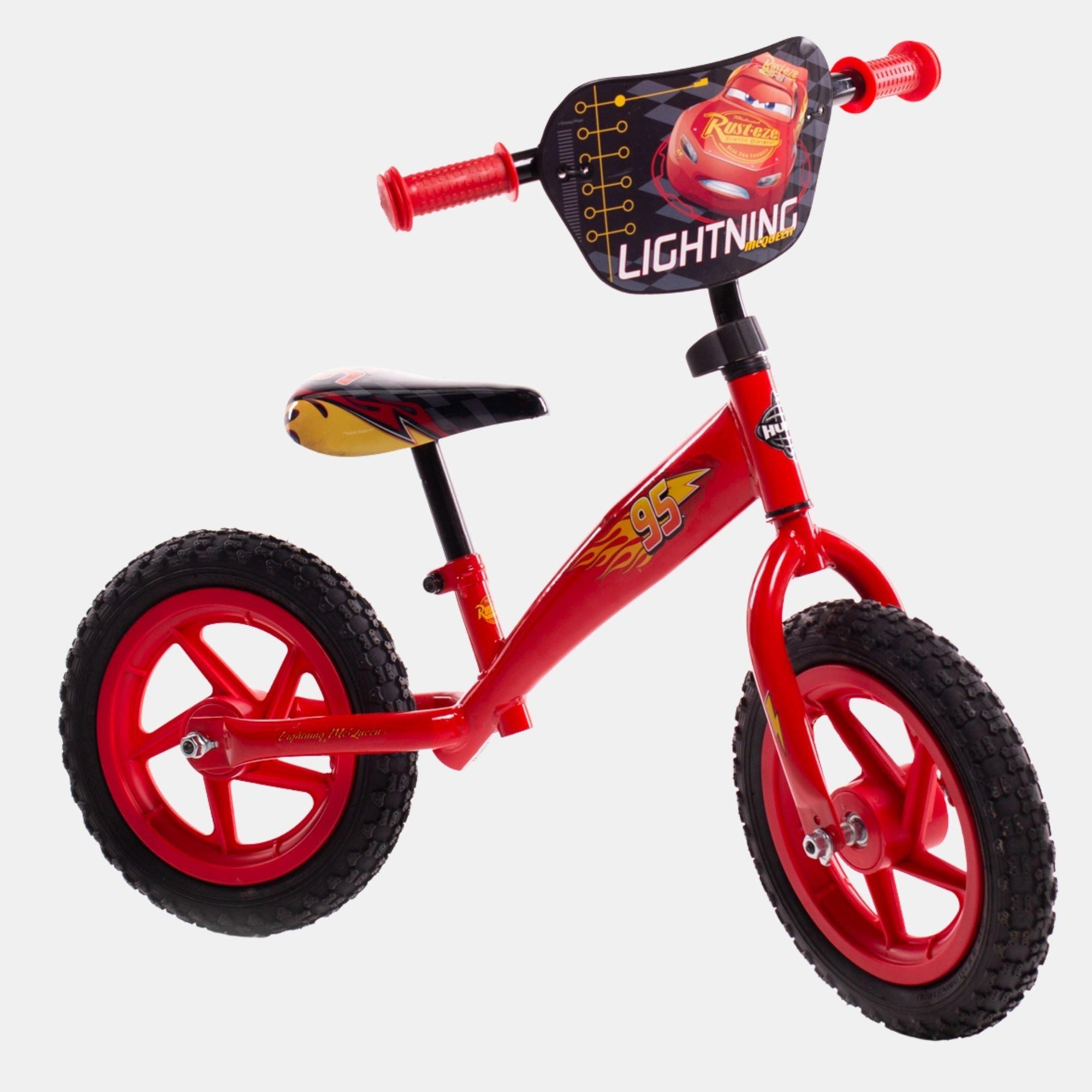 Character  Kids Childrens 12 Inch Balance Bike - Cars