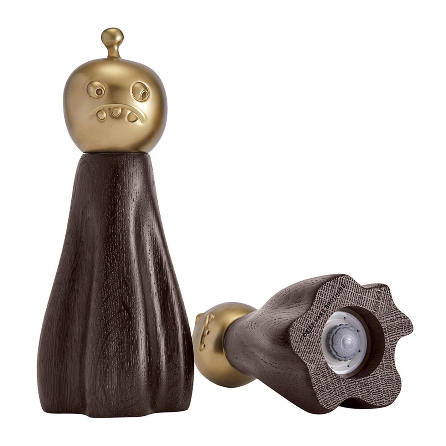 Brown/Gold - LObjet - Fantom Salt and Pepper Set - 4