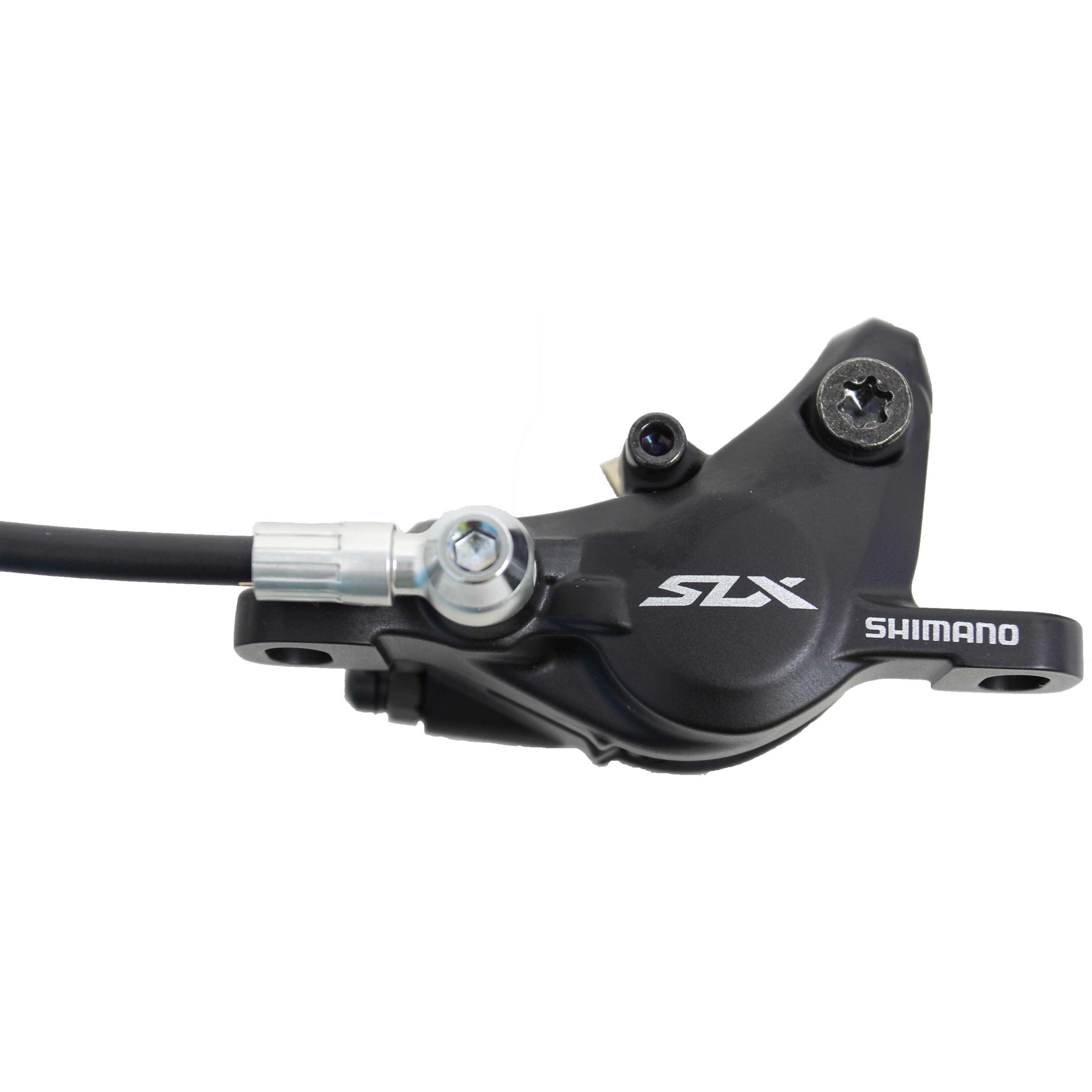 Black - Shimano - SLX M7000 I-Spec-II Post Mount Hydraulic Brake - 4