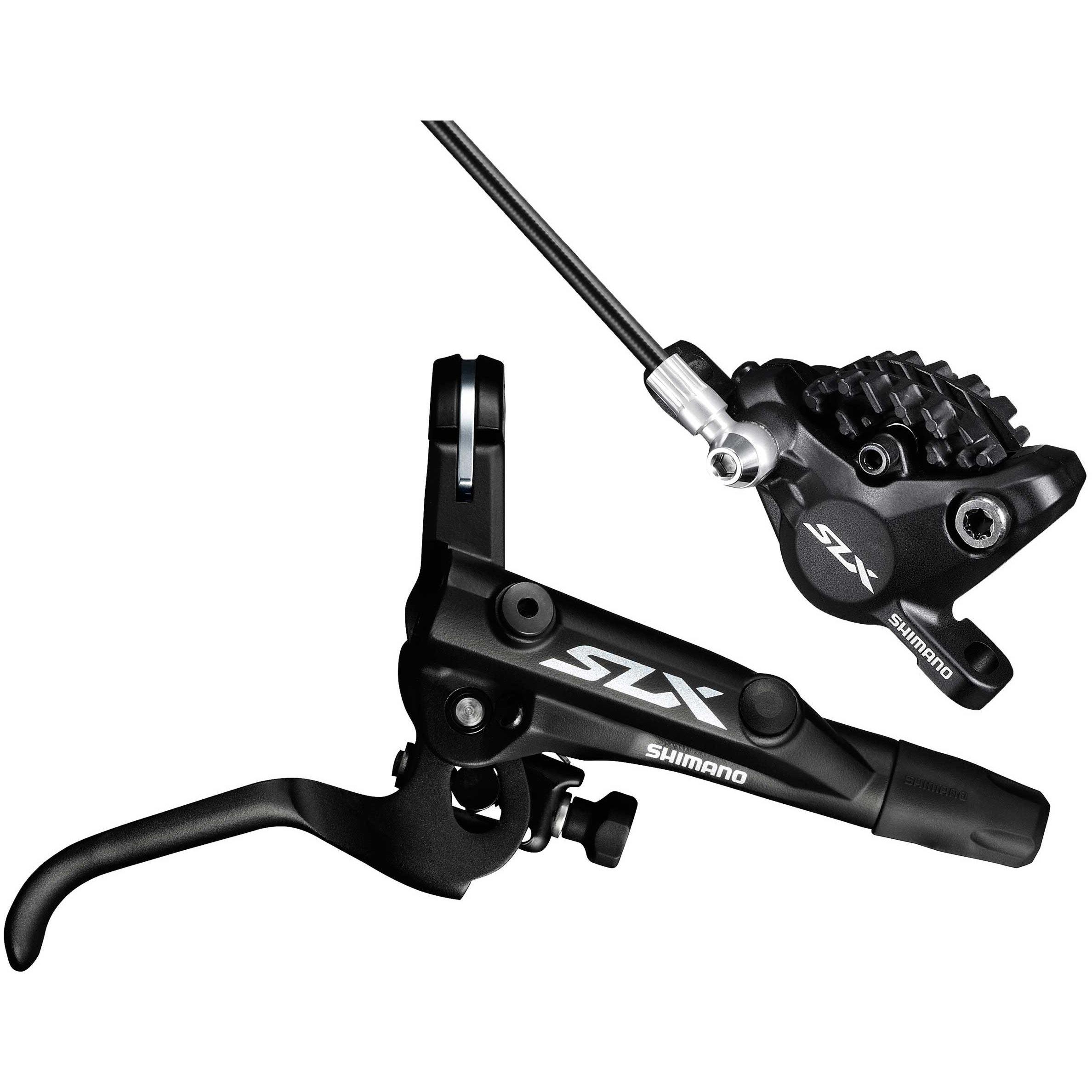 Black - Shimano - SLX M7000 I-Spec-II Post Mount Hydraulic Brake - 5