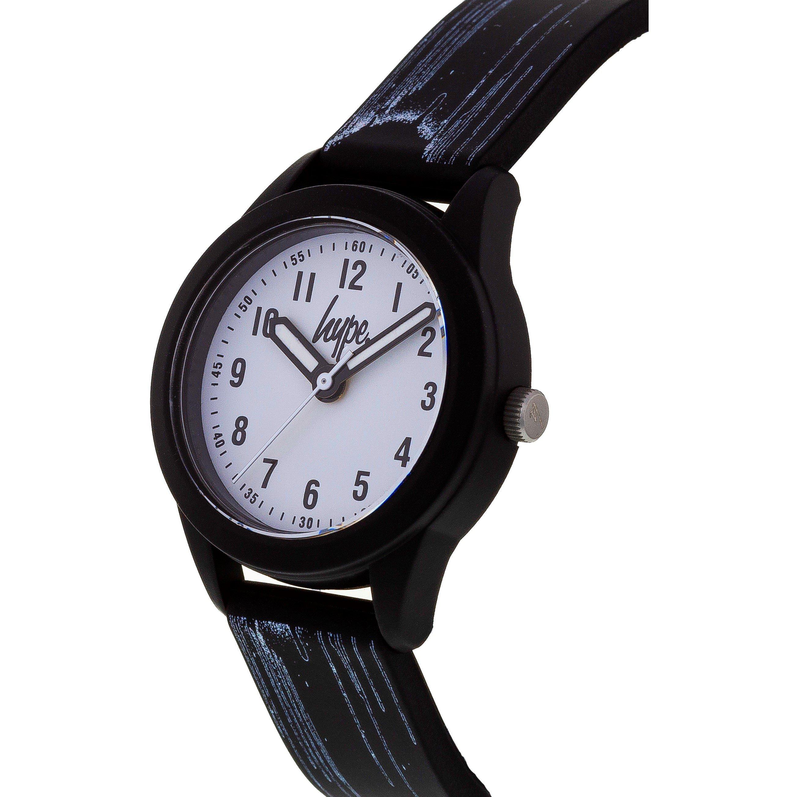 Black - Hype - Graphic Analogue Quartz Watch - 2