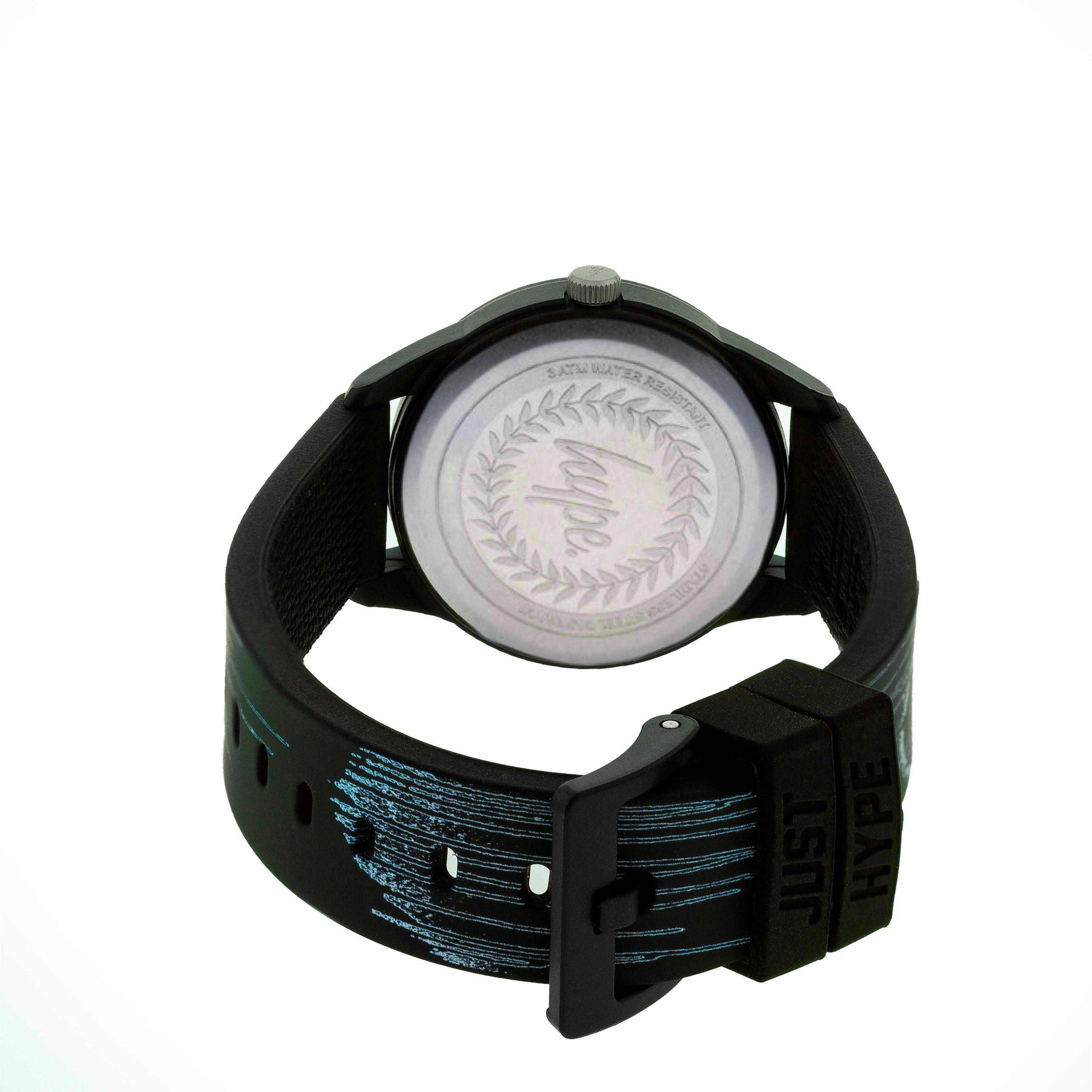 Black - Hype - Graphic Analogue Quartz Watch - 3