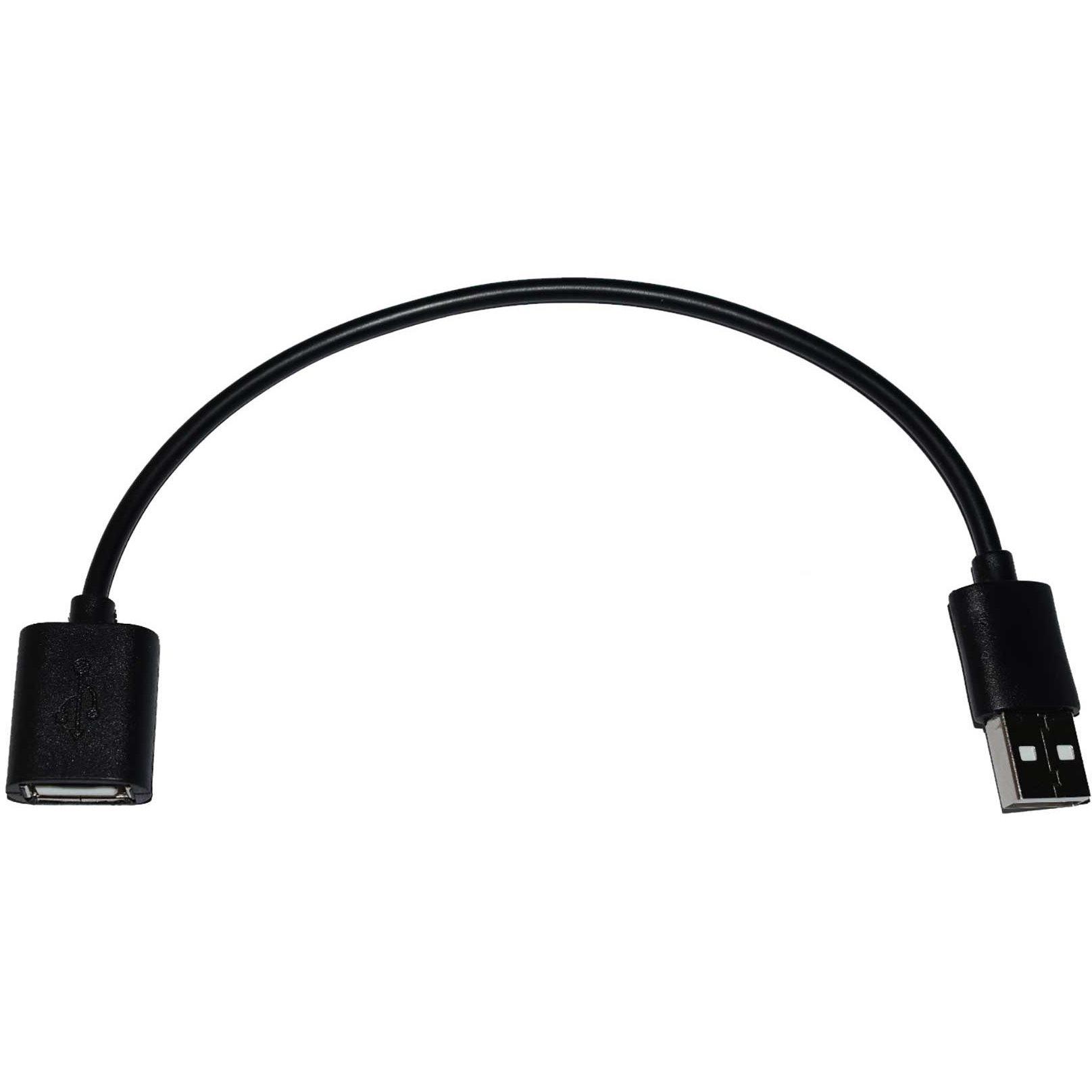Black - FWE - Fwe USB Female To Male Extension Lead For FWE Lights
