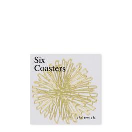 Chilewich Bloom Vinyl Coasters - Set of 6