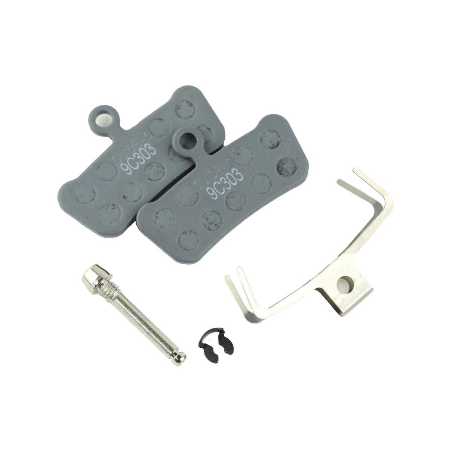 Silver - SRAM - Sram Disc Brake Pads - Medium Organic/Steel (Powerful) - Trail/Guide/G2- Oe Mtb Pad