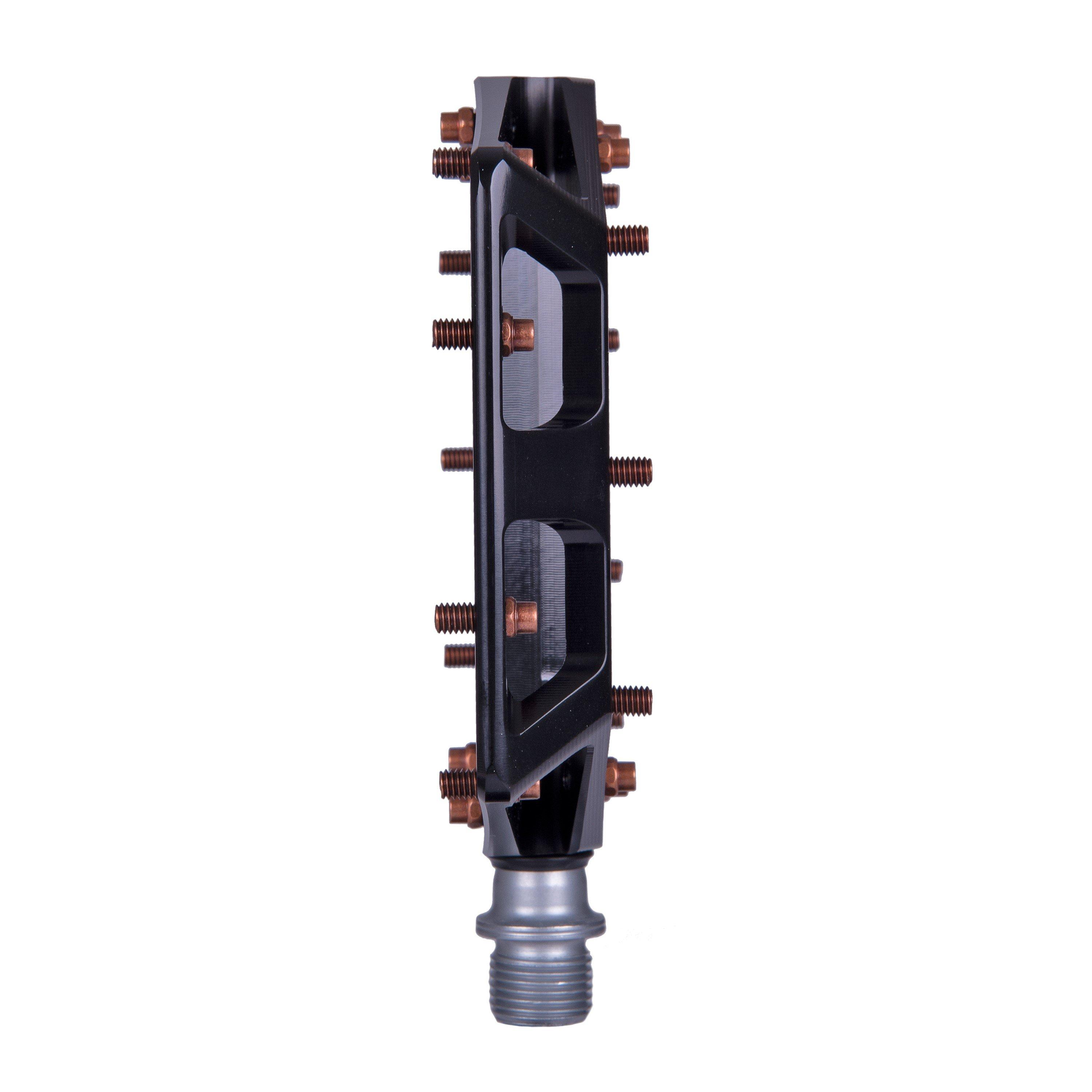 Black/Copper - DMR - Vault Flat Pedal With Copper Pins - 2