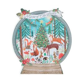 The Spirit Of Christmas SOC 8 Winter Woodland 3D Snow Globe Cards