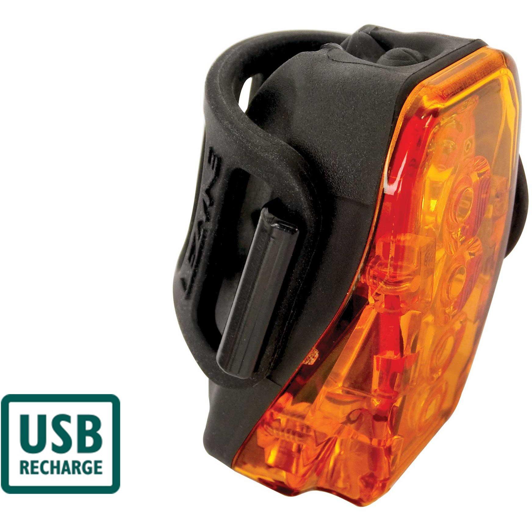 Black - Lezyne - Drive Rear Light - 250 Lumen - 4