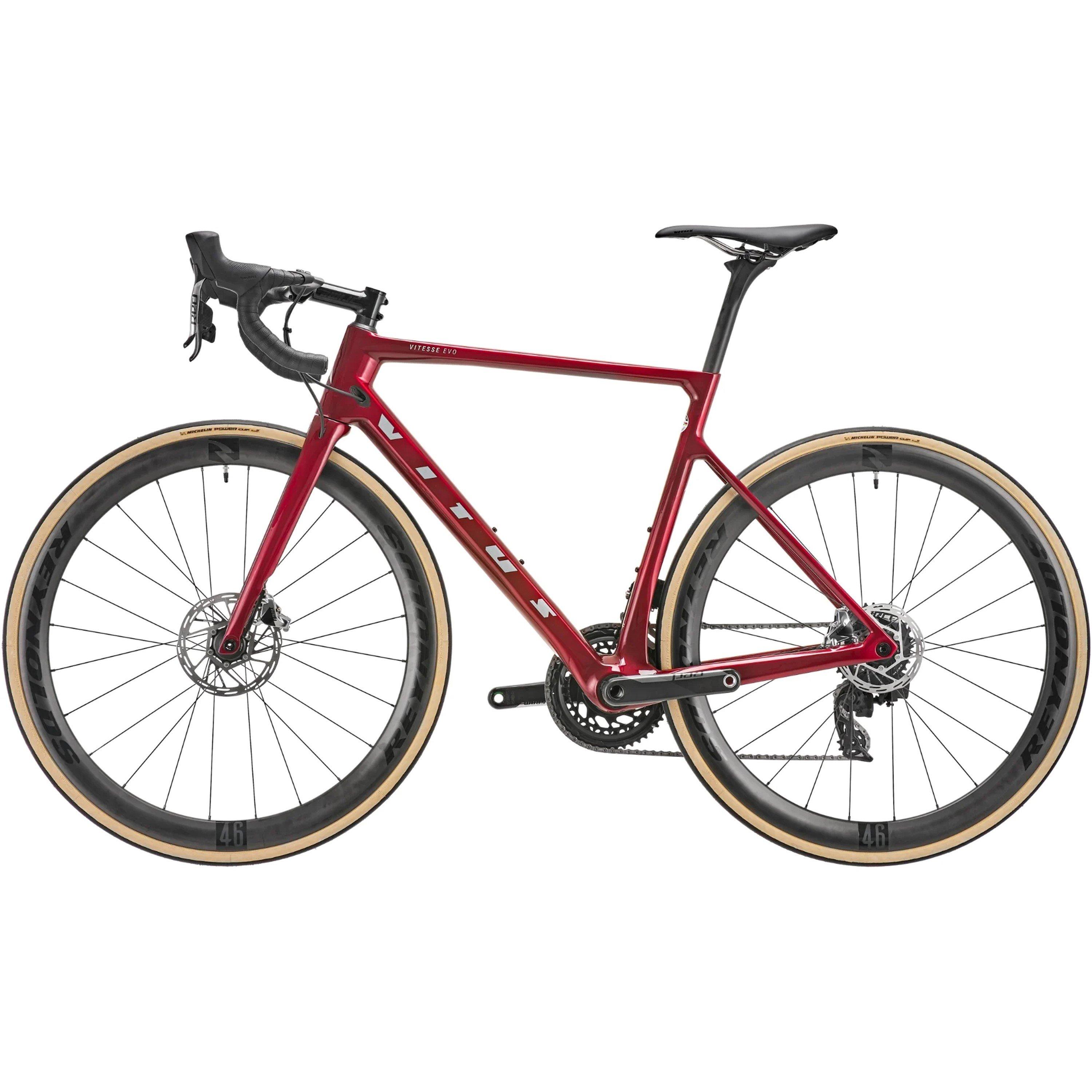Red - Vitus - Vitesse EVO Carbon Hydraulic Disc 2024 Road Bike - 6
