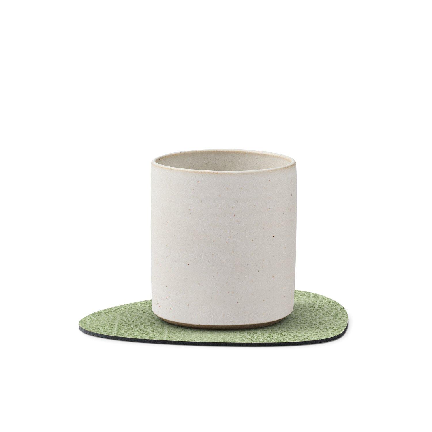 Olive Green - LIND DNA - Hippo Curved Coasters - Set of 4 - 3