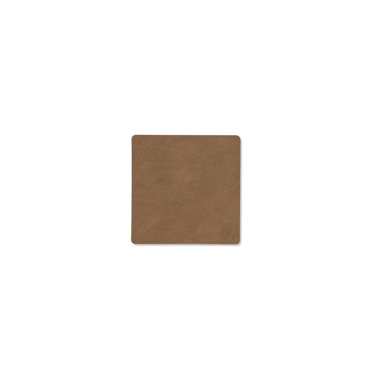 Brown - LIND DNA - Nupo Square Coasters - Set of 4 - 2
