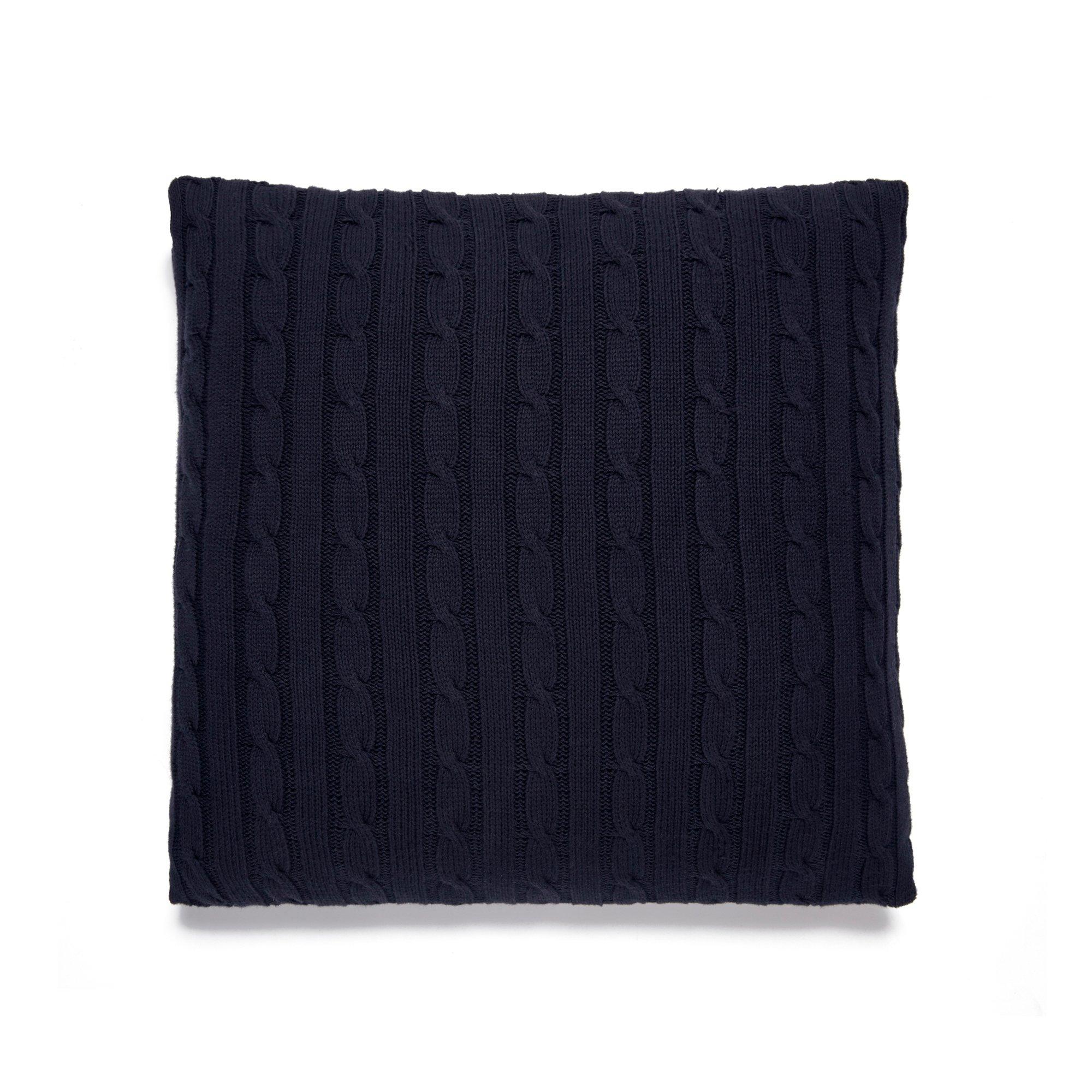 Navy - Ralph Lauren Home - RL Cable Knit Cushion - 2