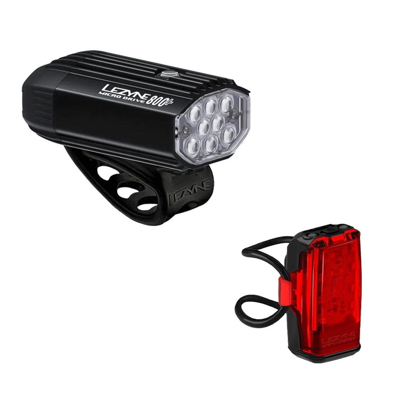 Black - Lezyne - Micro Drive 800+ KTV Drive+ LED Light Set - 11