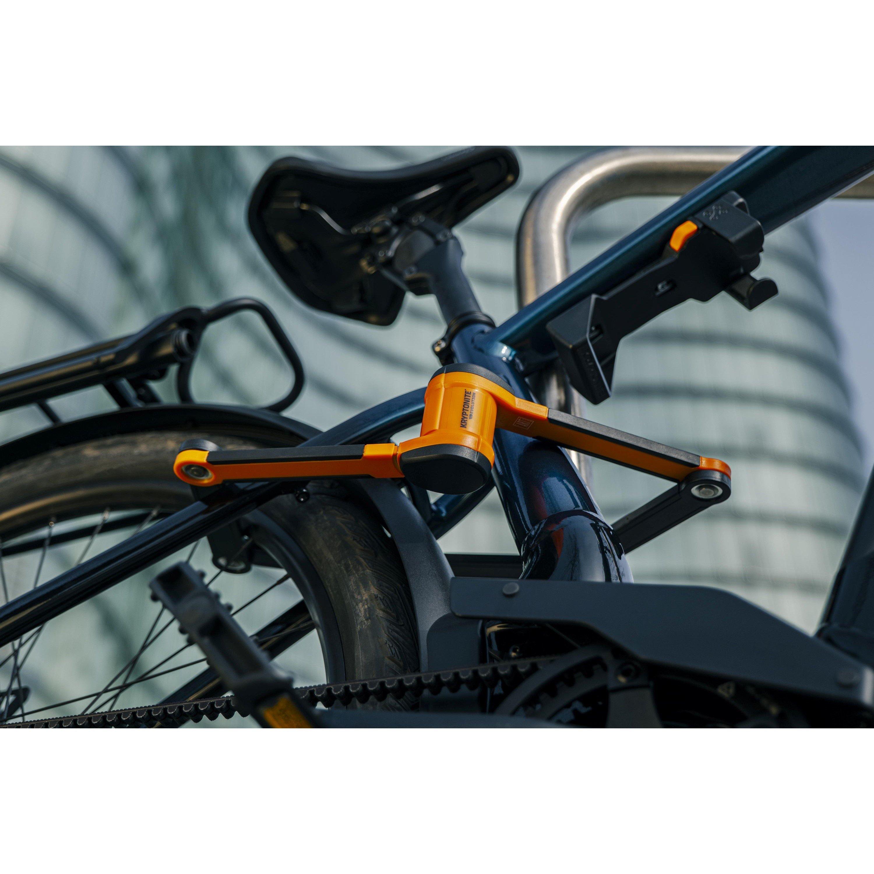 Black / Orange - Kryptonite - Evolution 790 Folding Lock 90cm Sold Secure Gold - 6