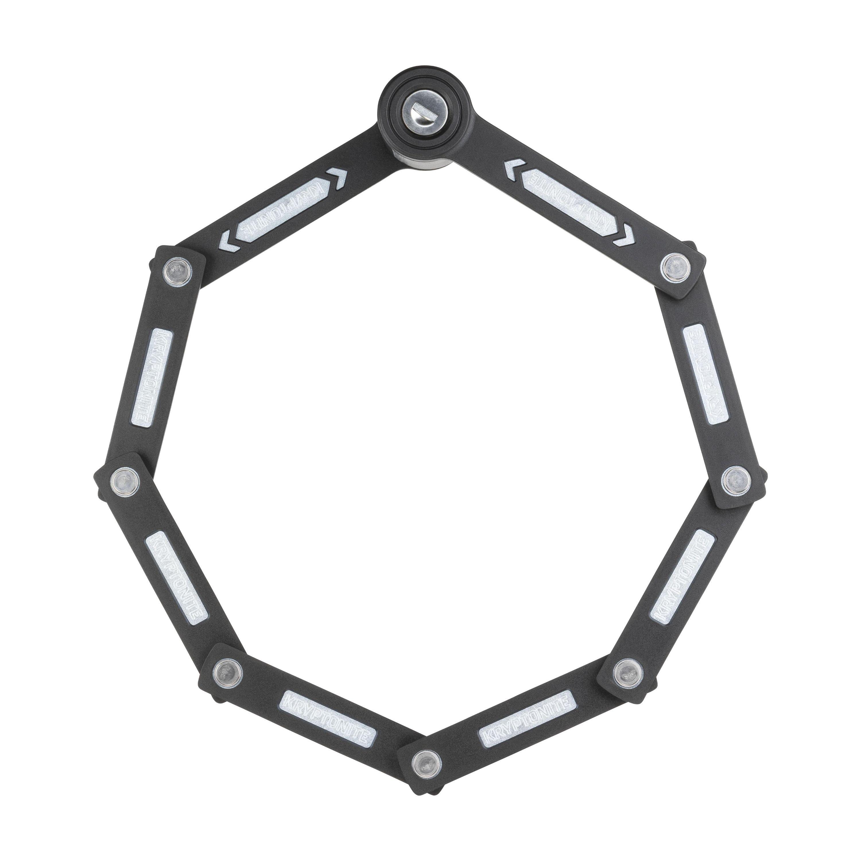 Schwarz - Kryptonite - Keeper Mini Folding Lock 80cm - 1